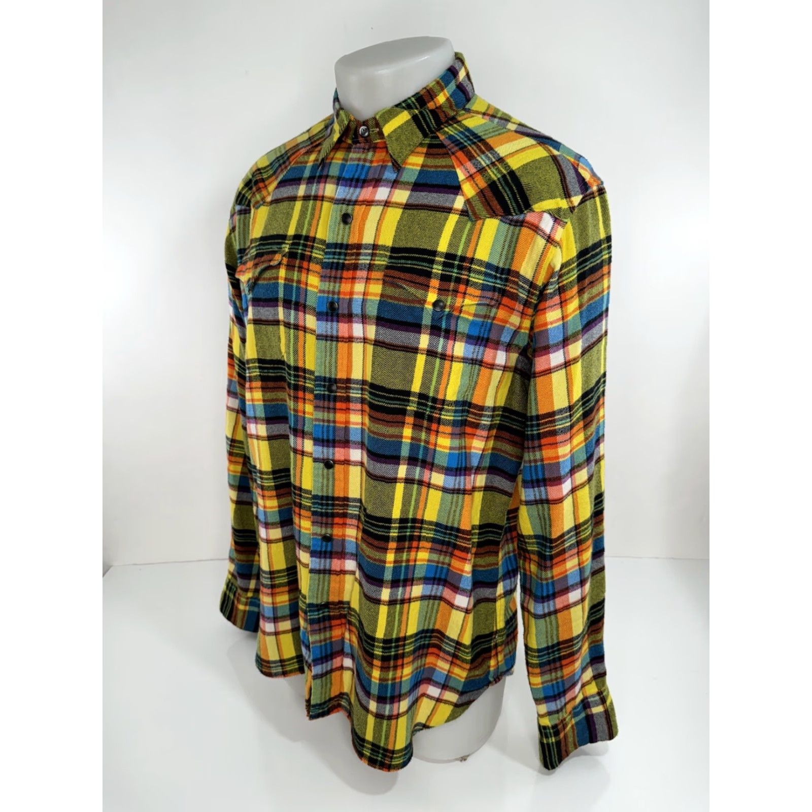 Polo Ralph Lauren Polo Ralph Lauren Western BLACK PEARL SNAP Colorful Soft Flannel Mens L Shirt EX Size US L / EU 52-54 / 3 - 3 Thumbnail