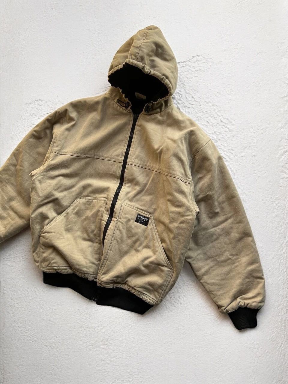 Vintage MELLOW HIP HOP ACTIVE JACKET ZIP UP WORKER HOODED HEAVY y2k Size US M / EU 48-50 / 2 - 2 Thumbnail