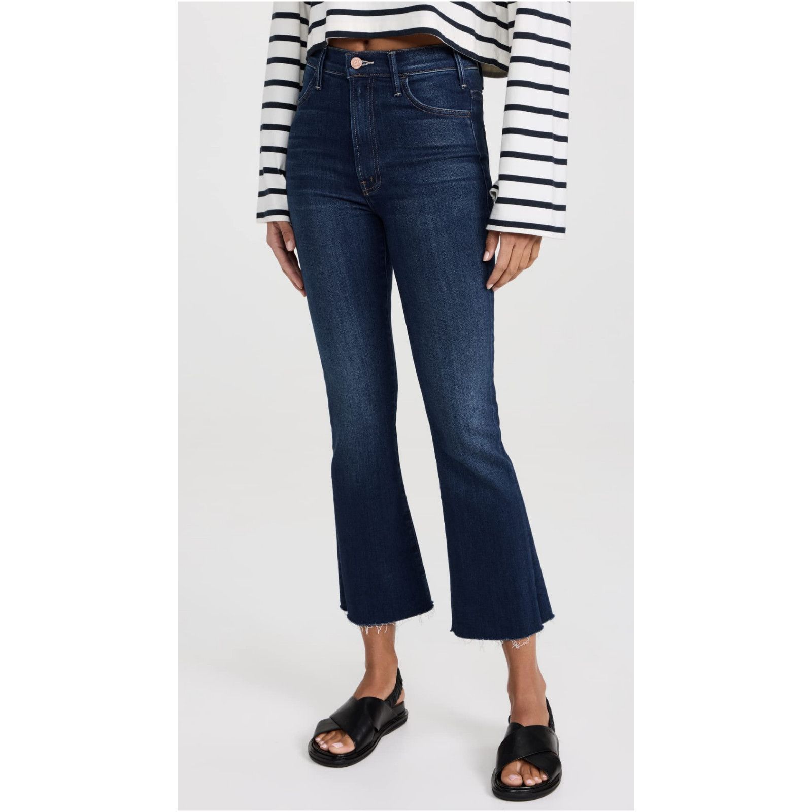 MOTHER Mother Superior The Hustler Ankle Fray Jeans Home Movies -26 Size 26" / US 2 / IT 38 - 1 Thumbnail