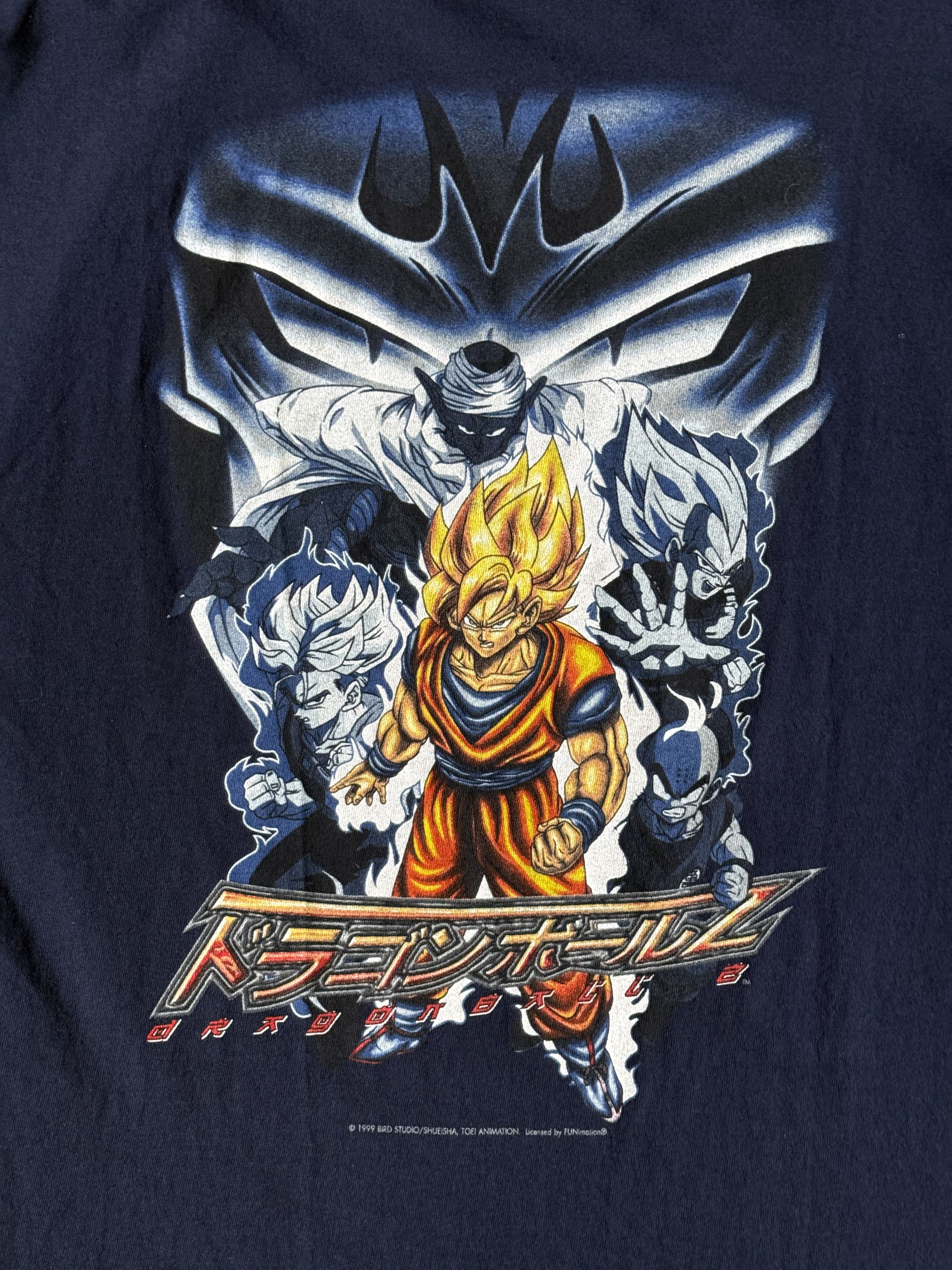 Anime Men's Vintage 90's Dragon Ball Z Super Goku tee (L) Size US L / EU 52-54 / 3 - 3 Thumbnail