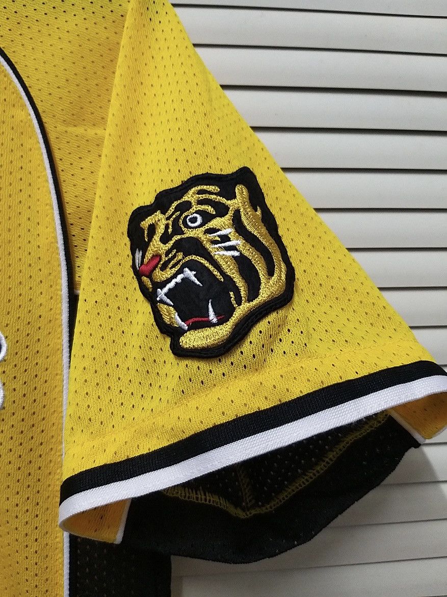 Mizuno Nice💥💥VINTAGE MIZUNO HANSHIN TIGERS NPB BASEBALL JERSEY #7 Size US M / EU 48-50 / 2 - 4 Thumbnail