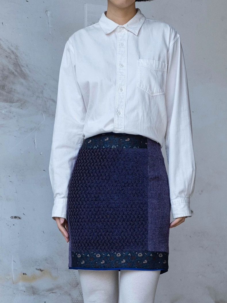 Kenzo KENZO Three purple patchwork skirts Size 25" / US 0 / IT 36 - 2 Thumbnail