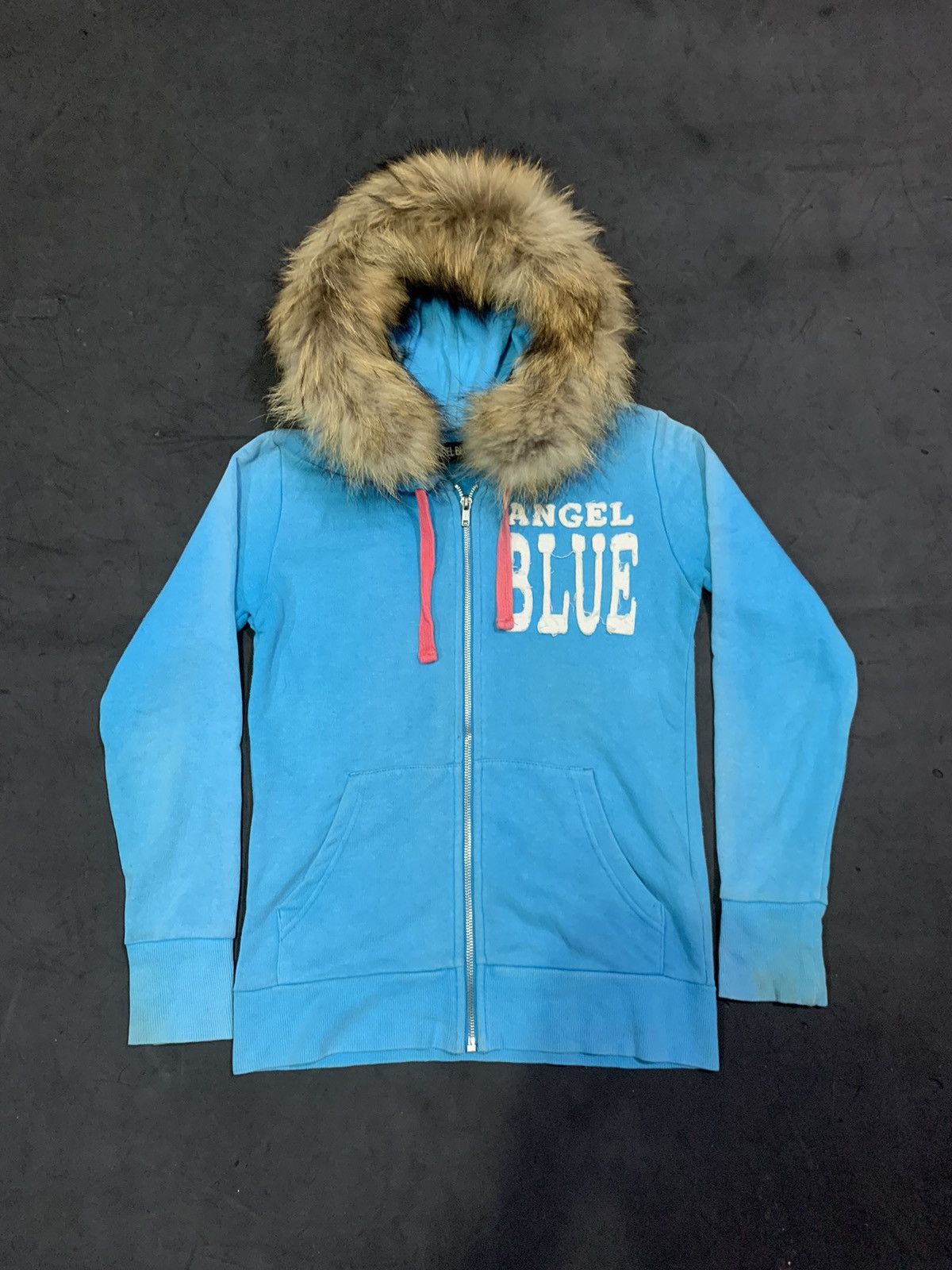 image of Angel Blue x Beauty Beast Angle Blue Fur Hoodie Lgb Styled, Women's (Size Small)