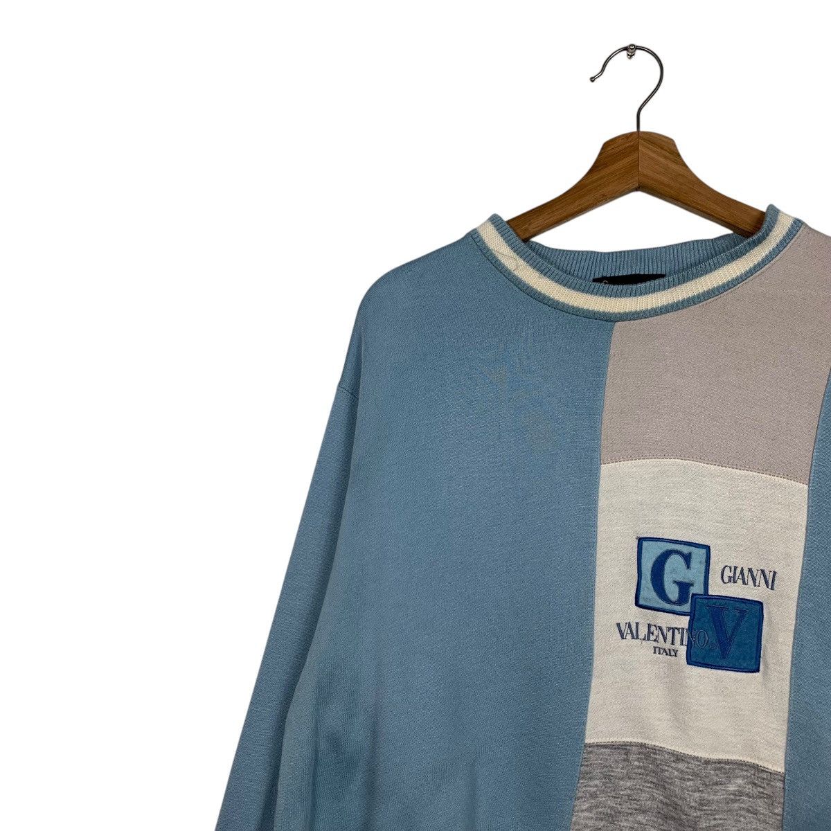Gianni Valentino GIANNI VALENTINO Embroidery Big Logo Sweatshirt #1559-C70 Size US M / EU 48-50 / 2 - 6 Thumbnail