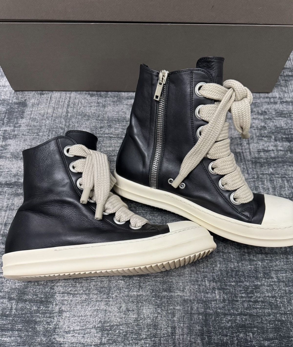 Rick Owens Rick Owens Mainline Leather Low-Top "Big Converse" Size US 10 / EU 43 - 3 Thumbnail