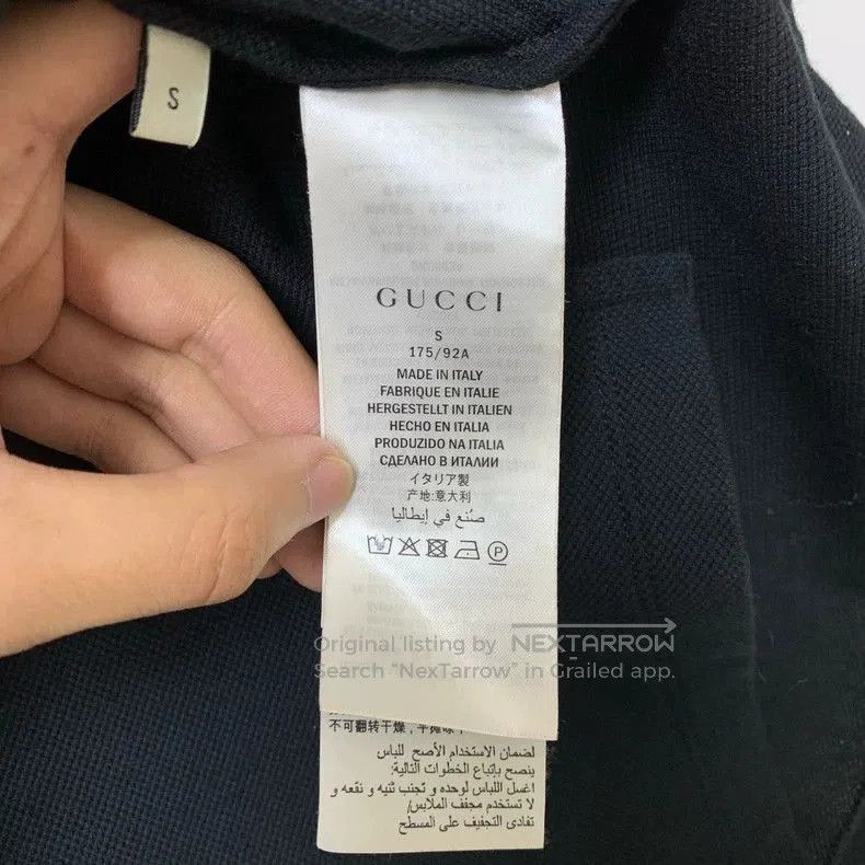 Gucci Gucci Classic Embroidered Snake Polo Shirt. Size US S / EU 44-46 / 1 - 4 Thumbnail