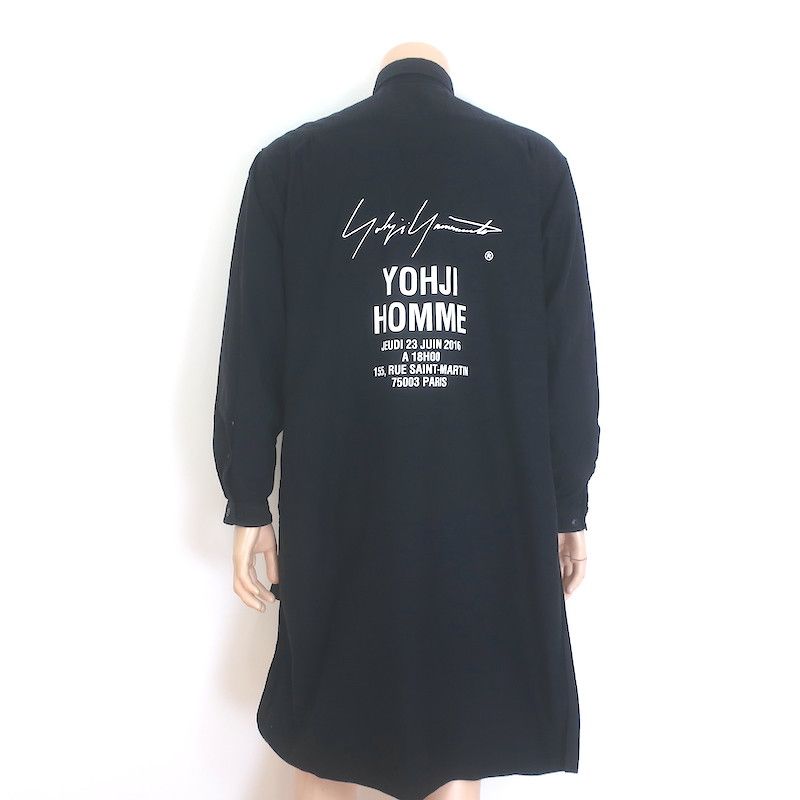 【希少】Yohji Yamamoto staff shirt 長袖シャツ YOHJI YAMAMOTO Stand Collar Long Shirt | HUES 福岡セレクト