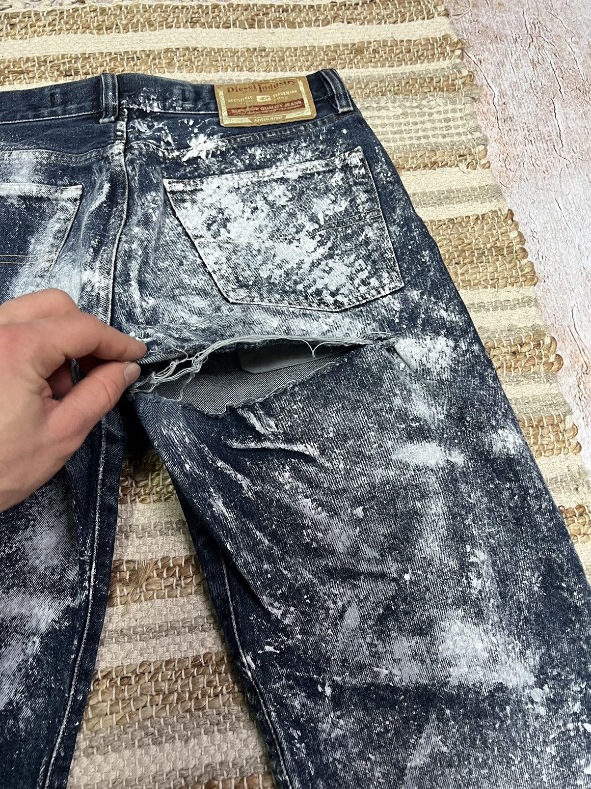 Diesel × Y/Project Diesel vintage painted distressed jeans Size US 34 / EU 50 - 8 Thumbnail