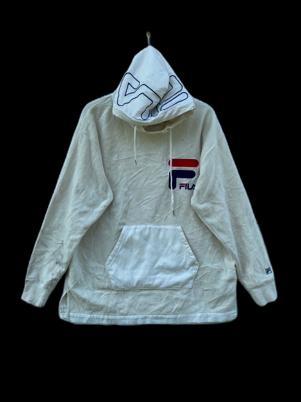 image of Bjorn Borg x Fila Hoodie Casual Hooligan Style in White, Men's (Size Large)