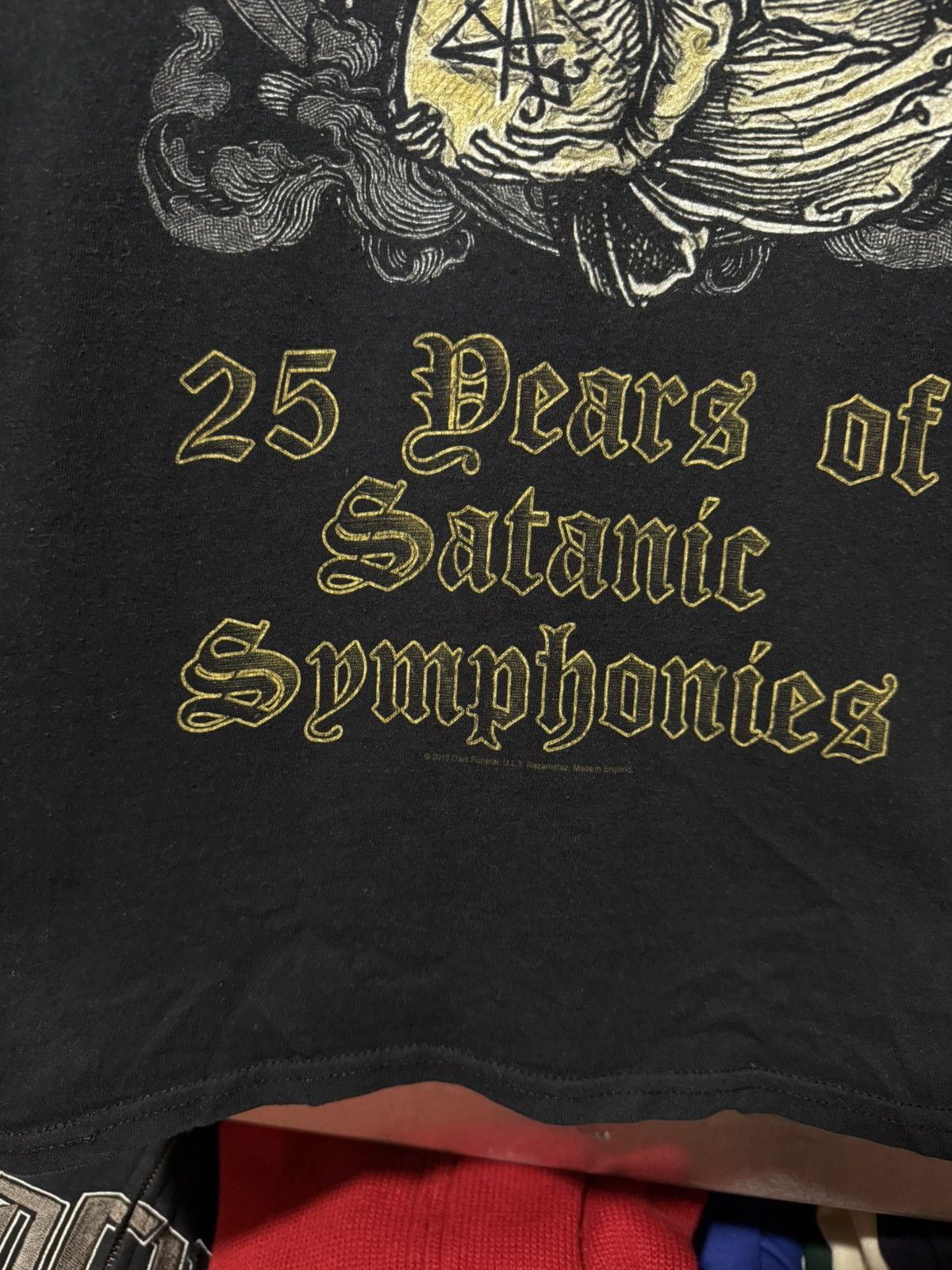 Band Tees Vintage Dark Funeral 25 Years Of Satanic Symphonies T-Shirt Size US L / EU 52-54 / 3 - 8 Thumbnail