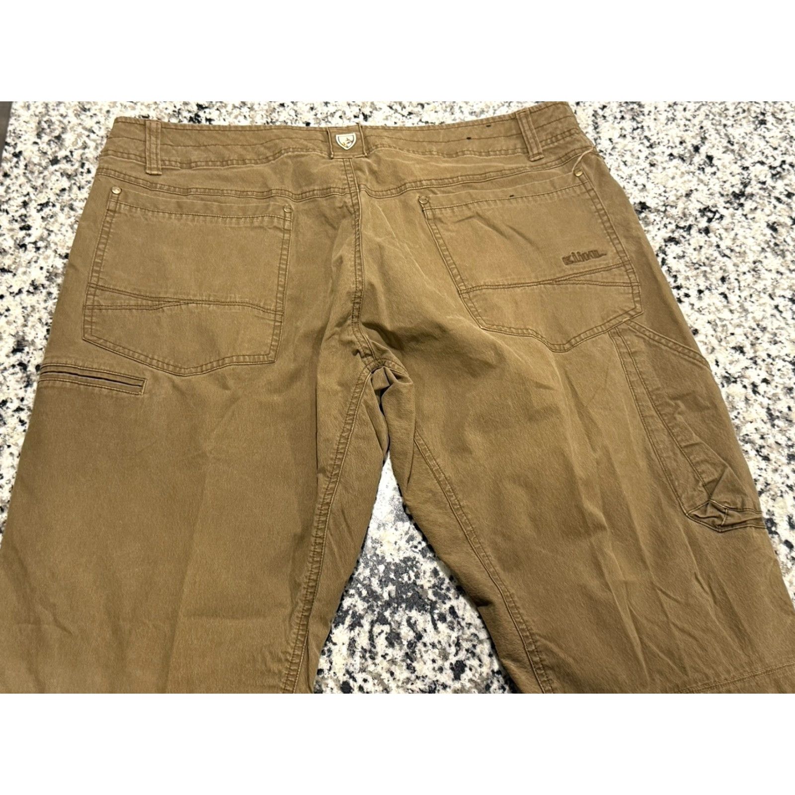 Vintage VINTAGE KUHL Revolvr Pants 38 x 32 Cargo Pockets Men Regular Brownish Green 90s Outdoor Hiking Patina Size US 38 / EU 54 - 6 Thumbnail