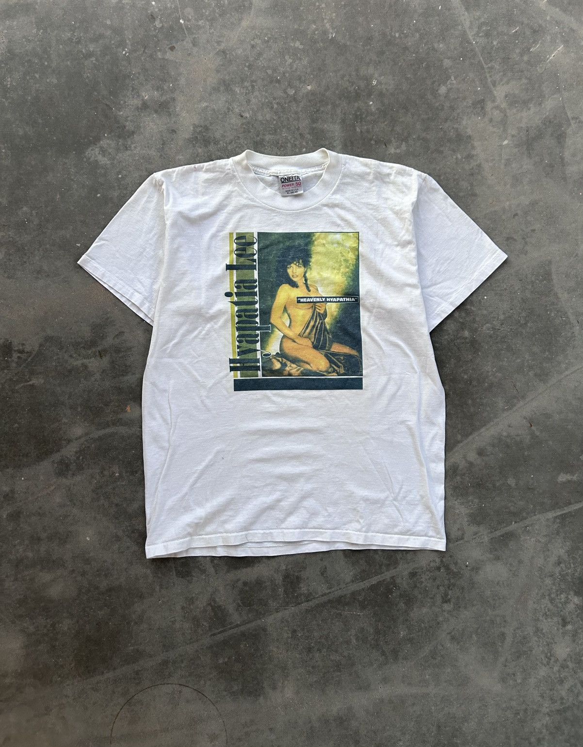 Vintage Vintage 90s Single Stitch Hyapatia Adult Film T Shirt XXX Size US L / EU 52-54 / 3 - 1 Thumbnail