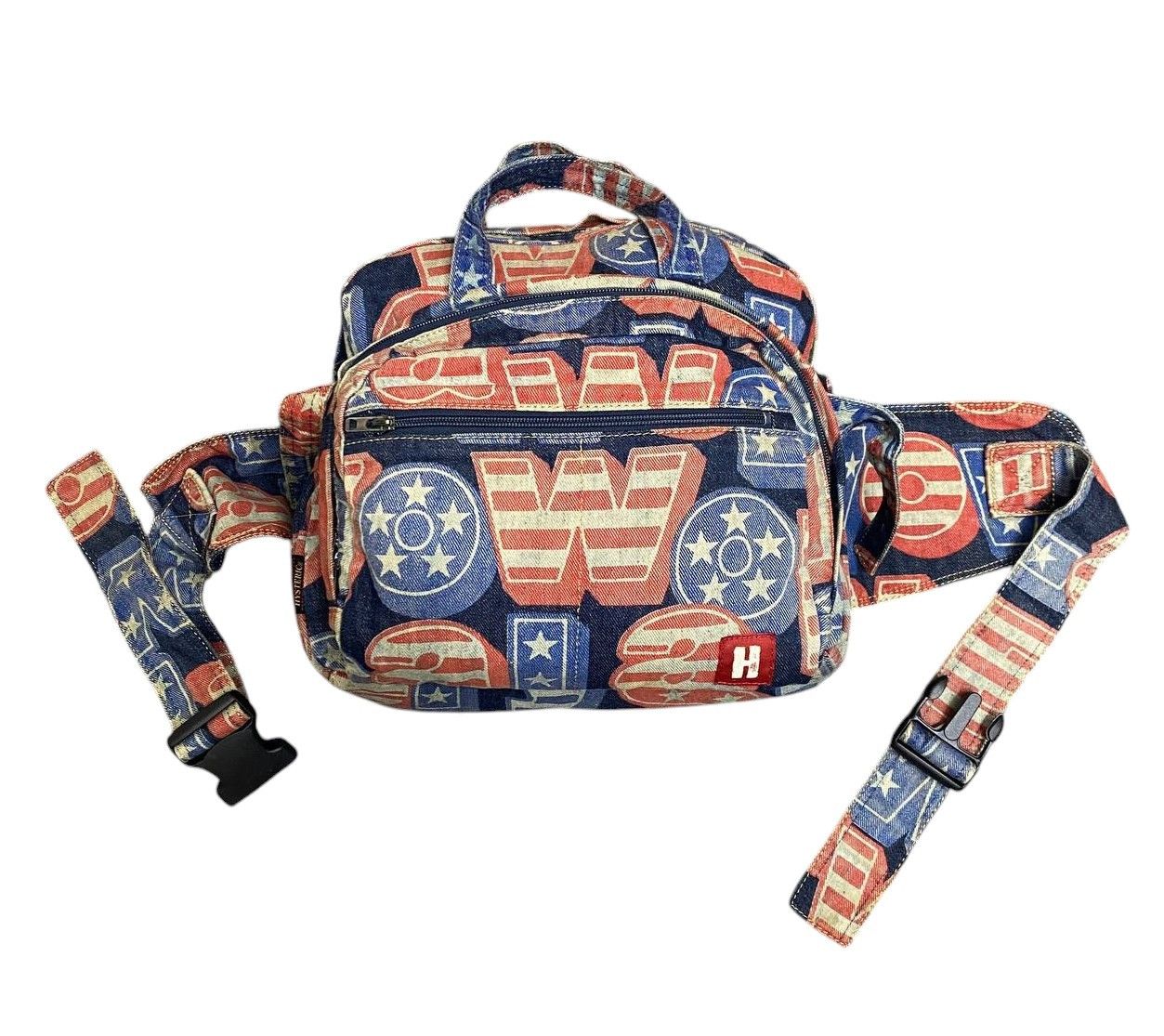 Hysteric Glamour VTG 90S HYSTERIC GLAMOUR TOOLS FIREFIGHTER BUMBAG DENIM Size ONE SIZE - 1 Thumbnail
