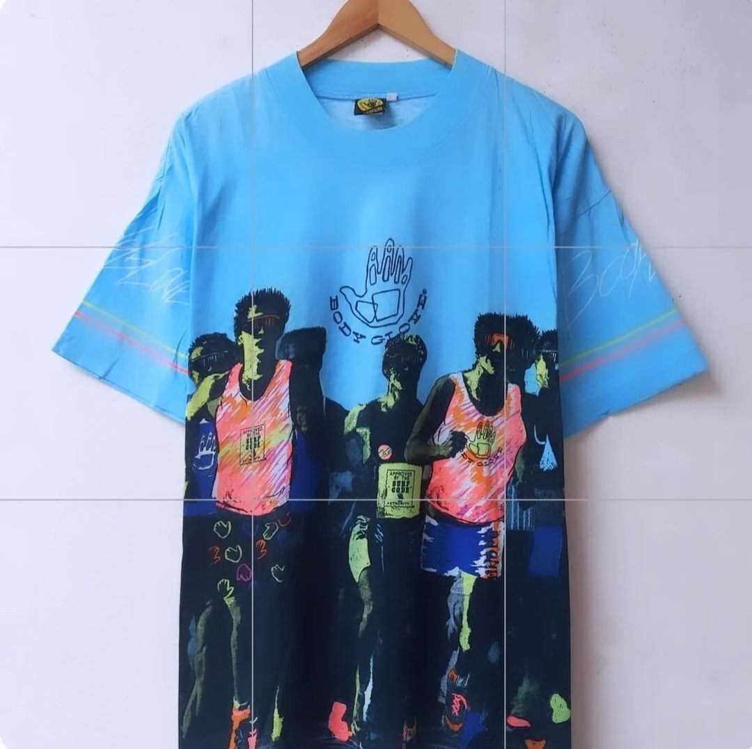 Body Glove × Vintage 🔥RARE🔥Vintage 80s Body Glove Allover Print Tshirt Size US L / EU 52-54 / 3 - 3 Thumbnail