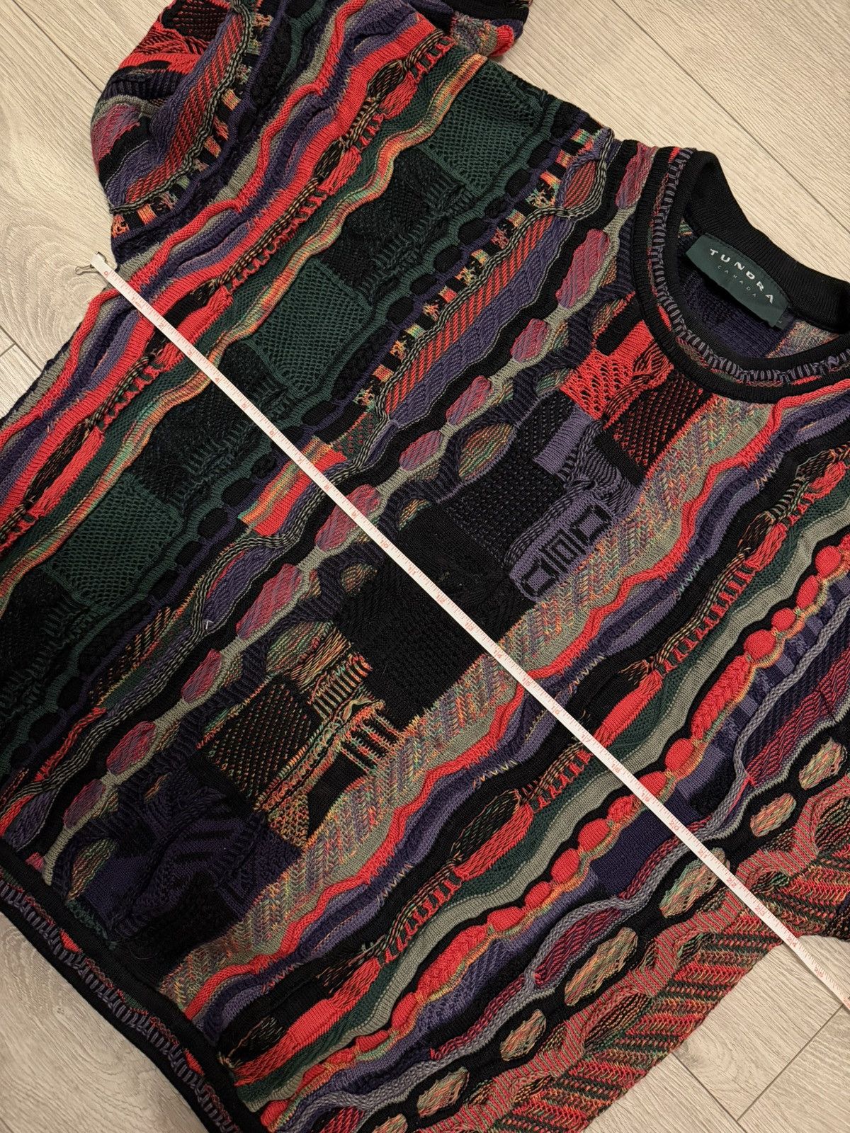 Tundra Canada Tundra Sweater Mens Large Textured 3D Coogi Style Canada Size US L / EU 52-54 / 3 - 6 Thumbnail