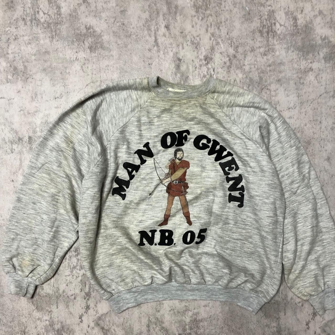 Other Grey and black vintage Lazer sweatshirt Size US S / EU 44-46 / 1 - 2 Thumbnail