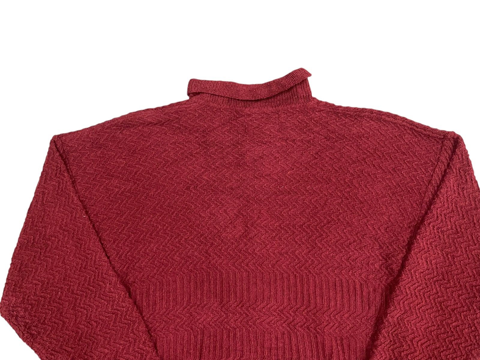 SCABAL Vintage Italian Knit Zip-Up Sweater by Scabal - Made Italy Size US S / EU 44-46 / 1 - 4 Thumbnail