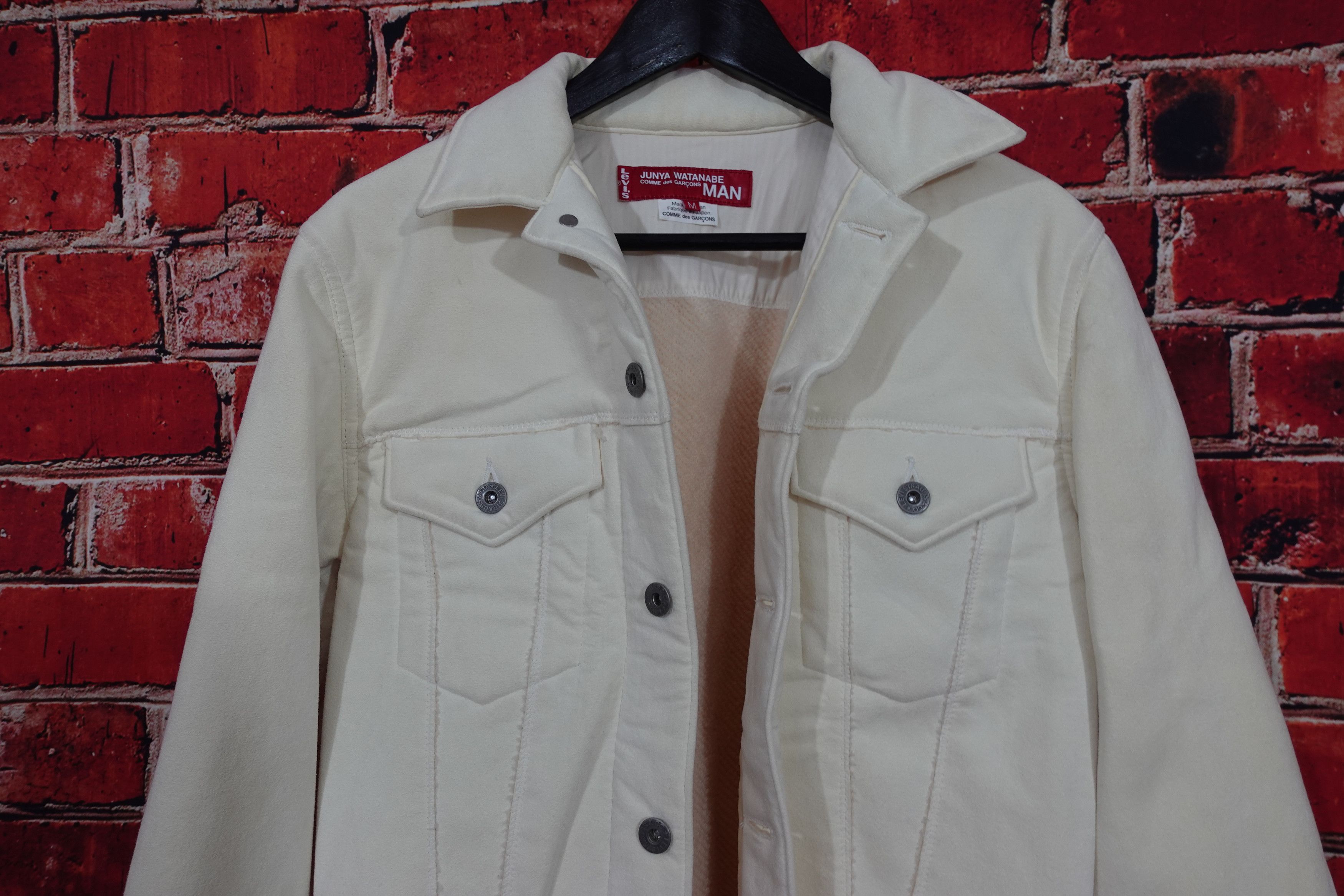 Junya Watanabe × Levi's Junya Watanabe x Levi's Collab faux leather wool jacket Size US M / EU 48-50 / 2 - 4 Thumbnail