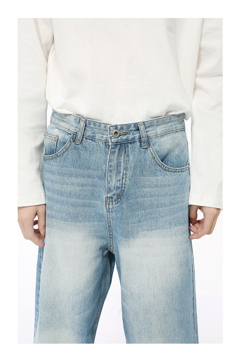 Japanese Brand Japanese retro wide-leg straight-leg Vibe jeans Size US 32 / EU 48 - 5 Thumbnail