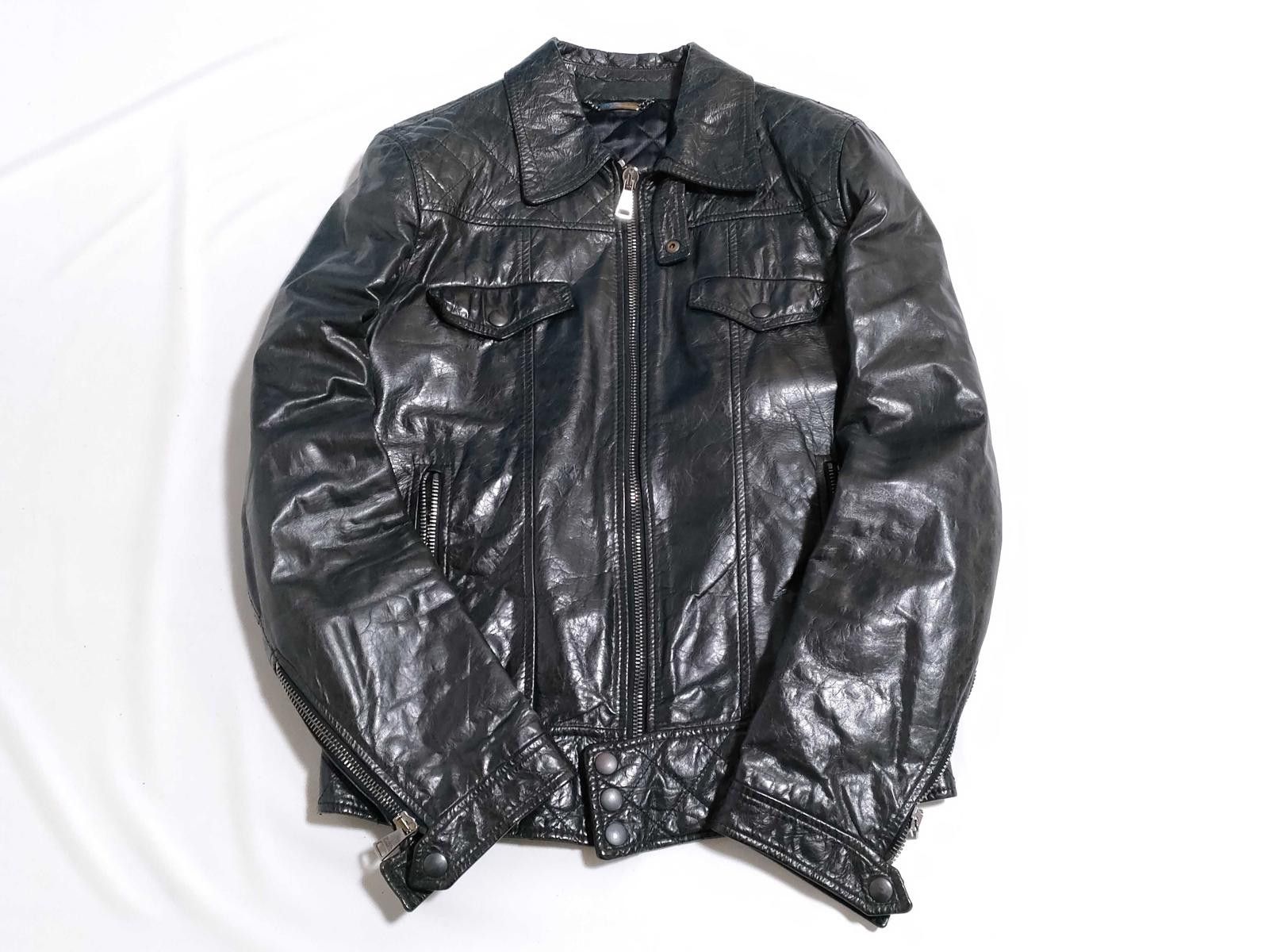 Dolce & Gabbana Vintage Dolce & Gabbana Leather Jacket Size S / US 4 / IT 40 - 1 Thumbnail