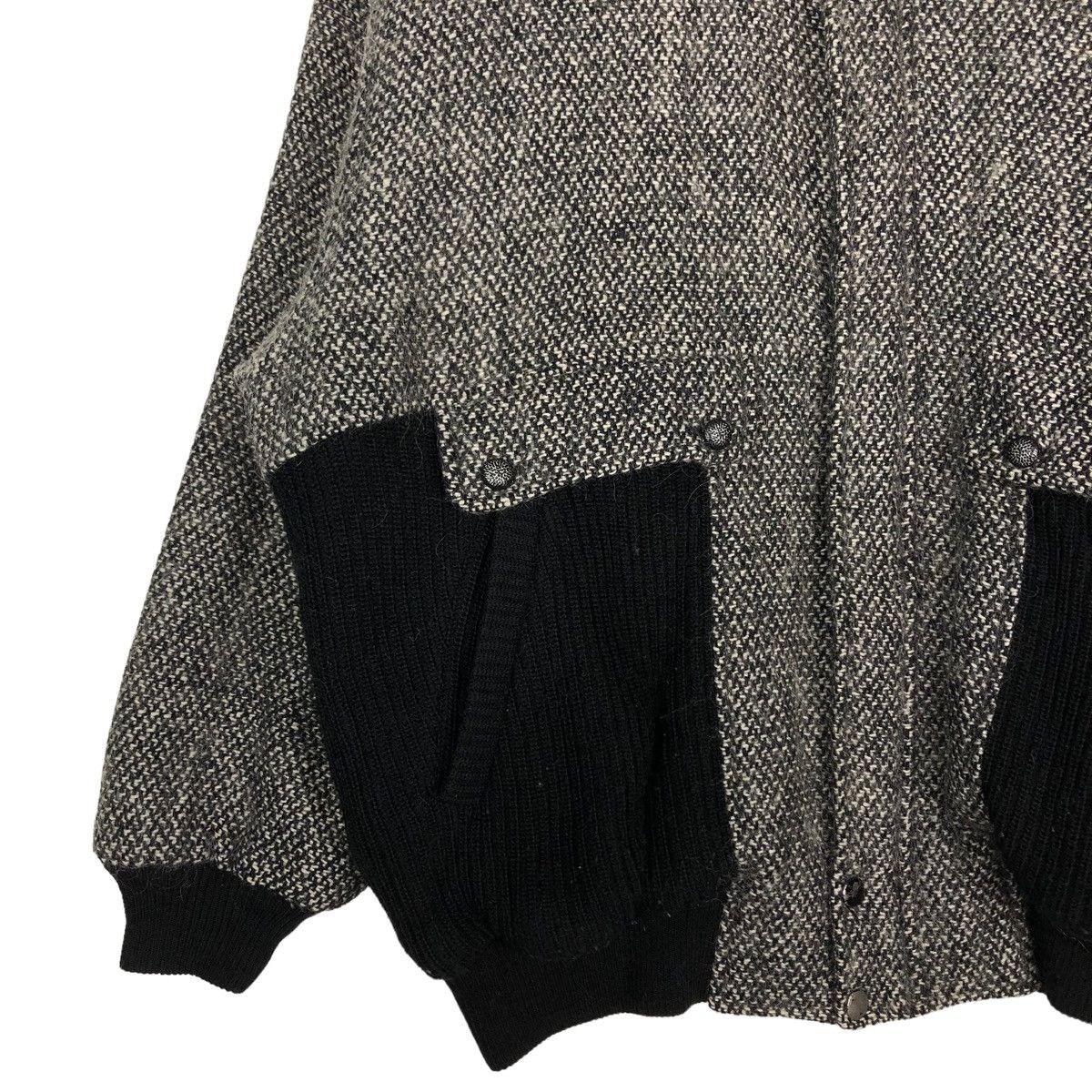 Japanese Brand 🔥VINTAGE WOOL BOMBER JACKET LOTUS TOKYO JAPAN ISSEY MIYAKE Size US L / EU 52-54 / 3 - 4 Thumbnail
