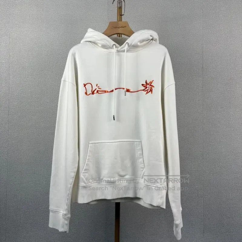 Dior Women's White Cotton Hoodie for Spring .