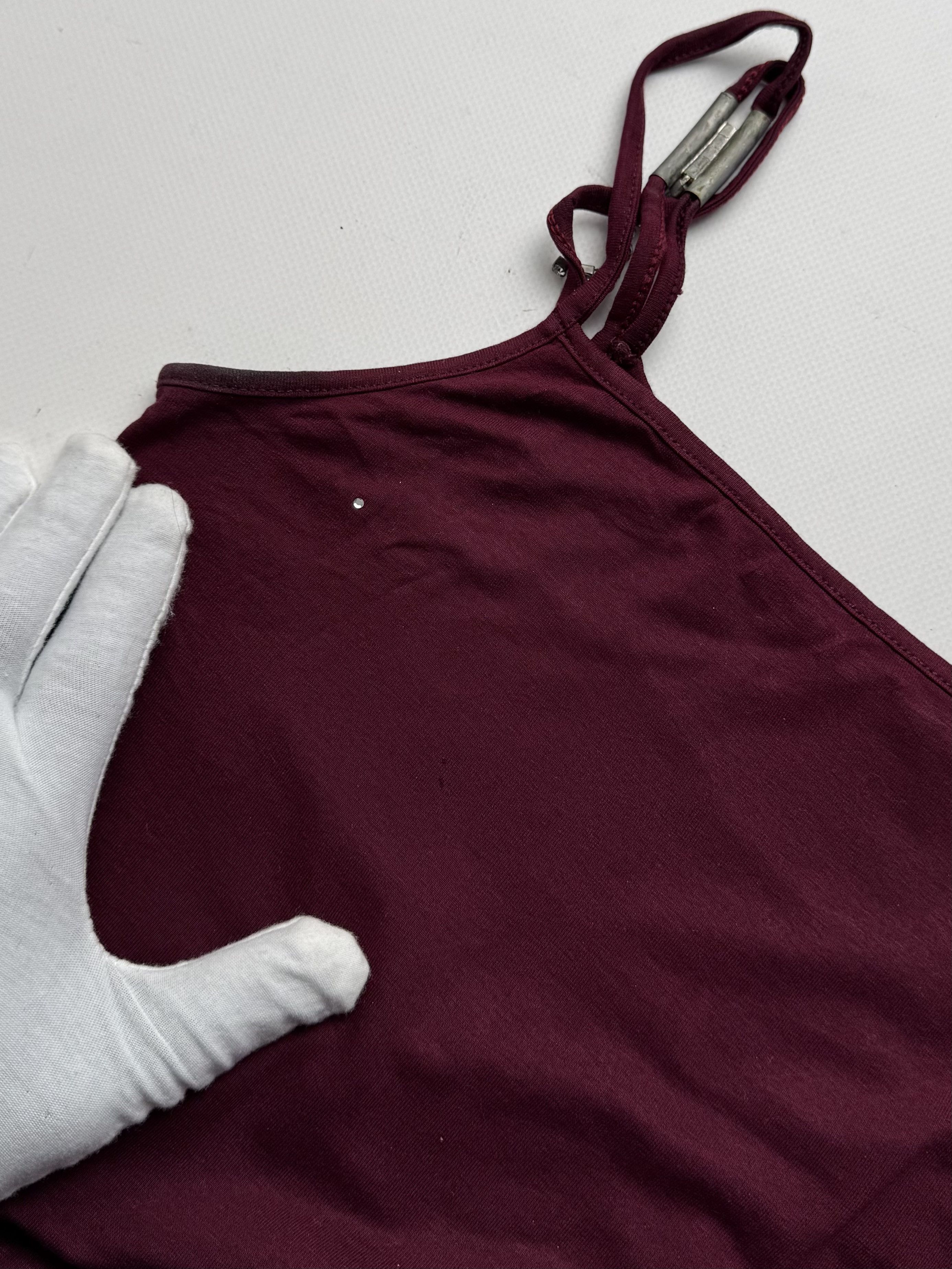 Vintage Vintage Cami Top Rhinestone Straps Sleeveless Tank E2 Size XS / US 0-2 / IT 36-38 - 9 Thumbnail