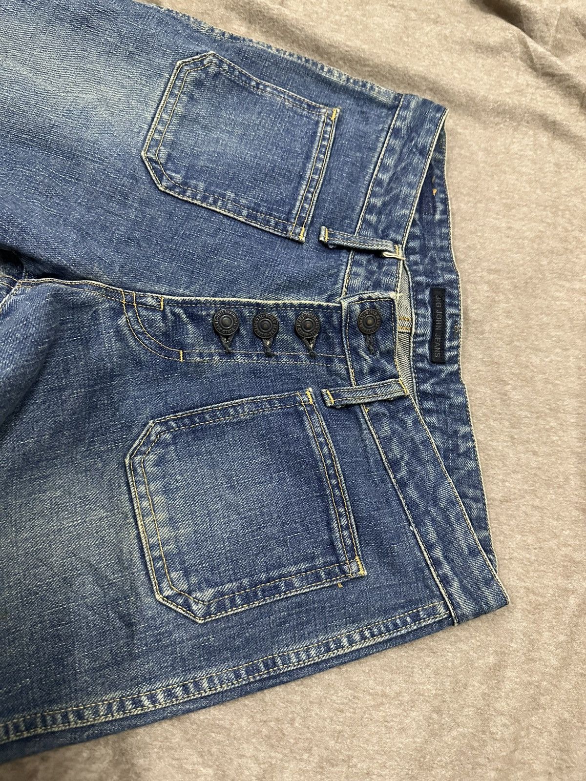 Big John × Japanese Brand × Vintage Vintage Big John Flare Bell Bottom Jean (Scovil Button) Size US 29 - 8 Thumbnail