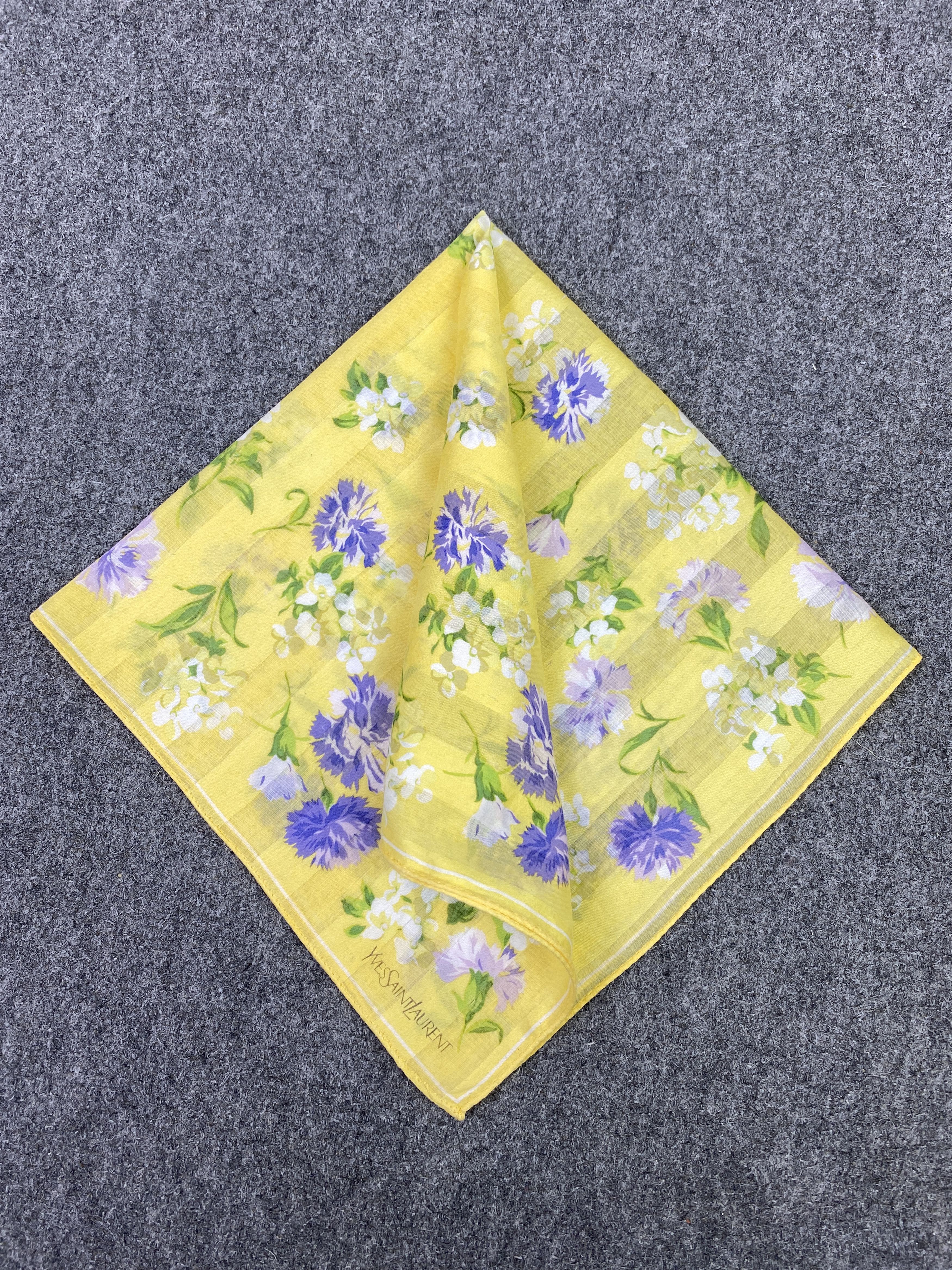 Yves Saint Laurent Vintage Yves Saint Laurent Handkerchief KT0072 Size ONE SIZE - 3 Thumbnail
