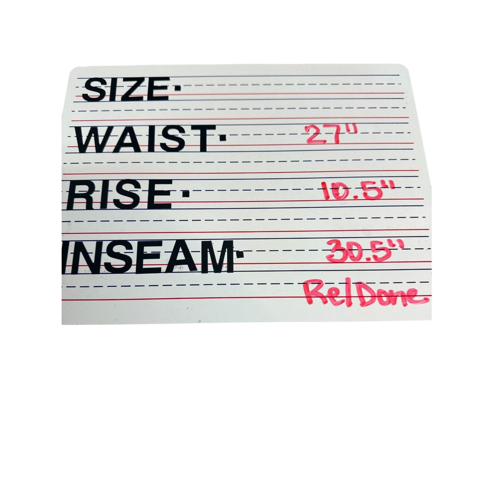 RE/DONE Re/Done Jeans Women 27 White 90s Loose High Rise Straight Size 27" / US 4 / IT 40 - 8 Thumbnail