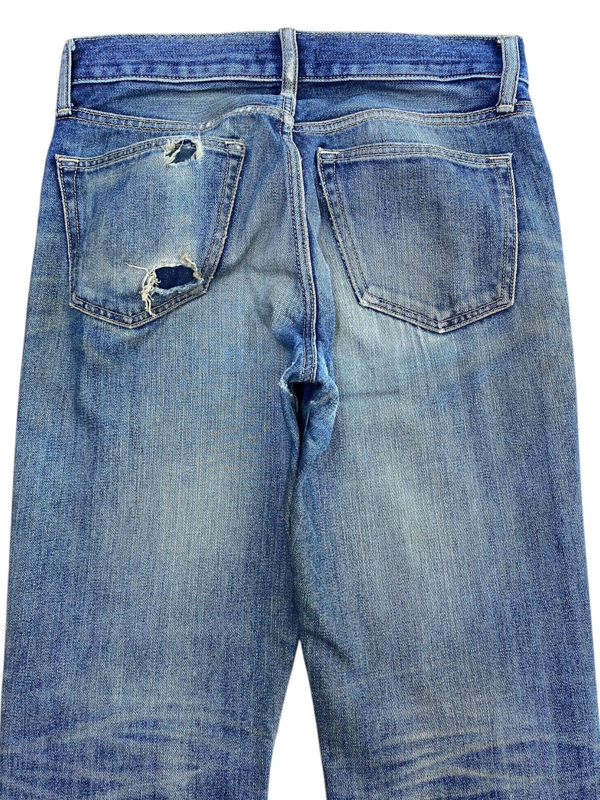 Uniqlo Uniqlo Whiskers Rusty Wash Style Loose Jeans Size US 30 / EU 46 - 4 Thumbnail