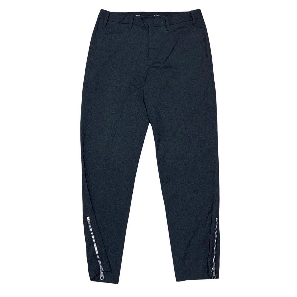 Neil Barrett Neil Barrett Skinny Fit Leg Zipper Trousers Size US 29 - 1 Thumbnail
