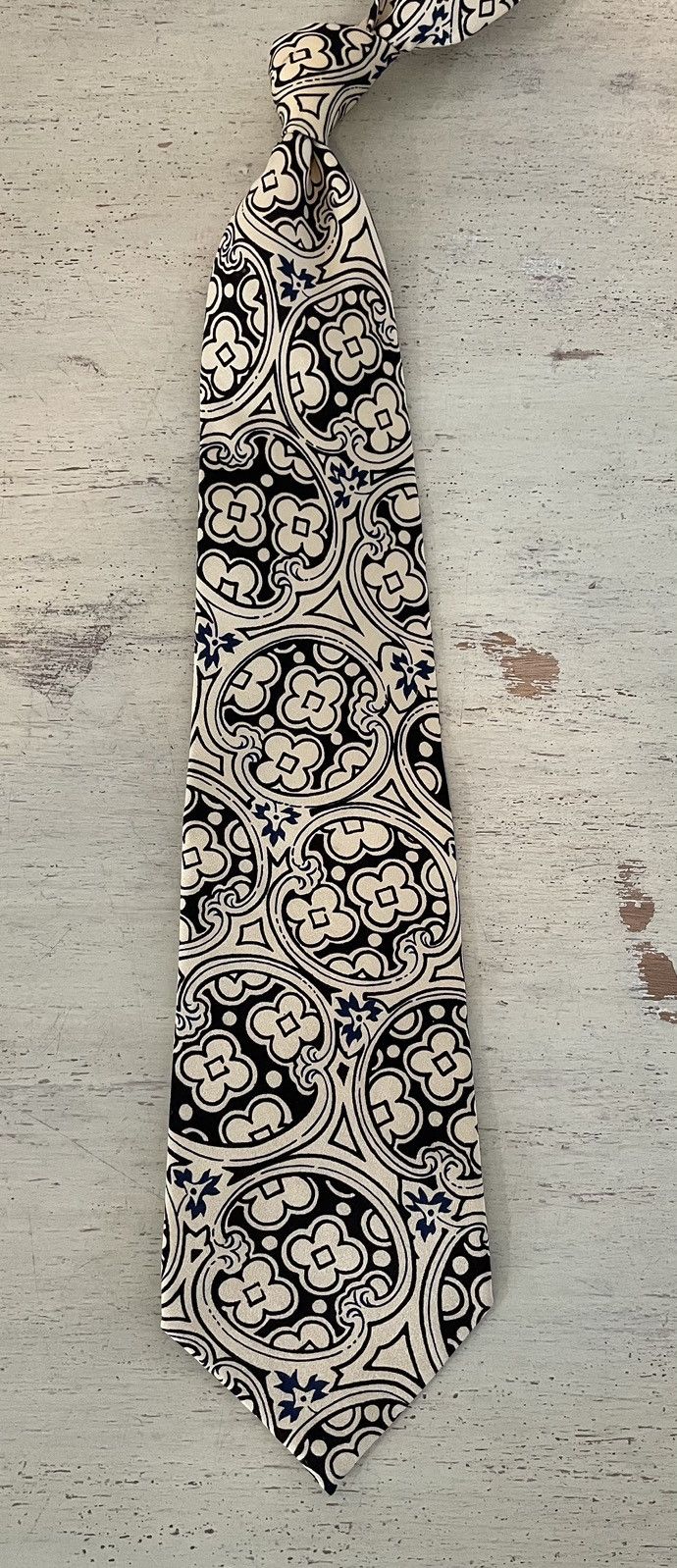 Polo Ralph Lauren × Vintage Bold Print Wide Silk Crepe Tie Size ONE SIZE - 2 Thumbnail