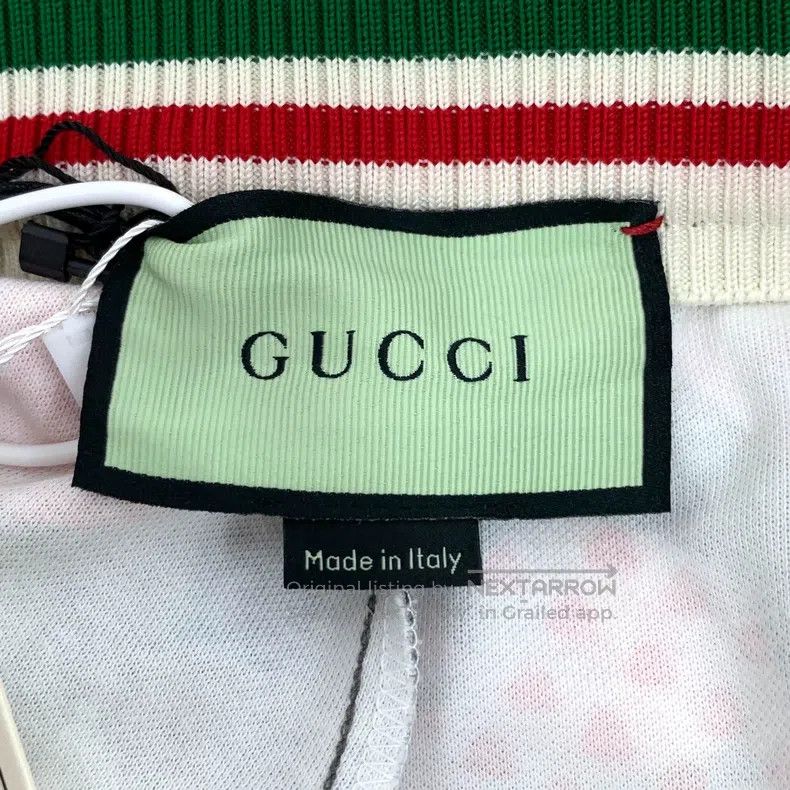 Gucci Gucci SizeXS Colour-blocked apple logo jacquard full-print Size 42" / US 20 - 6 Thumbnail