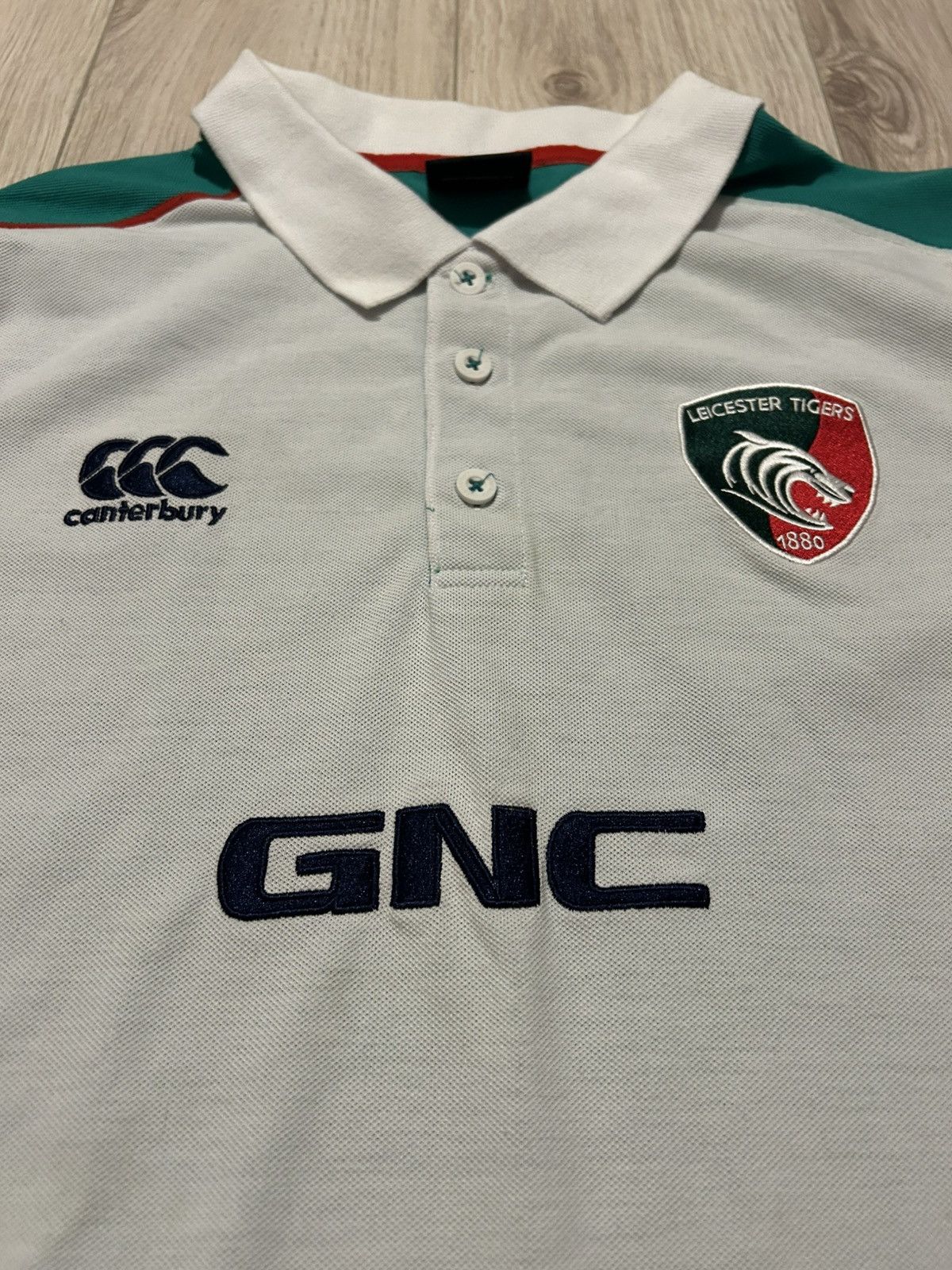 Canterbury of New Zealand Canterbury of New Zealand Leicester Tigers rugby jersey Size US M / EU 48-50 / 2 - 3 Thumbnail