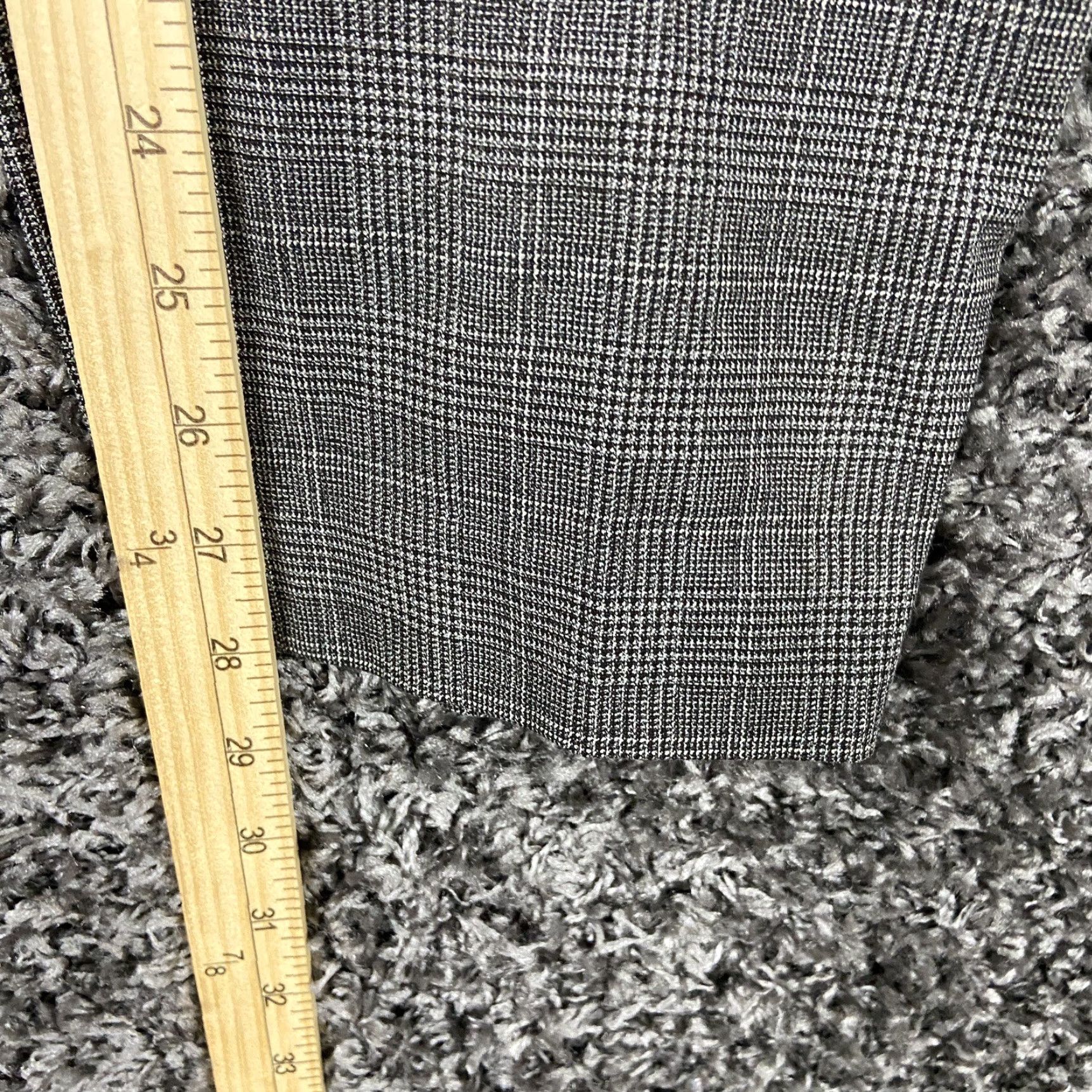 Zara ZARA Dress Pants Women Size 31 Gray Plaid Pockets Womens Size 24" / US 00 / IT 34 - 6 Thumbnail