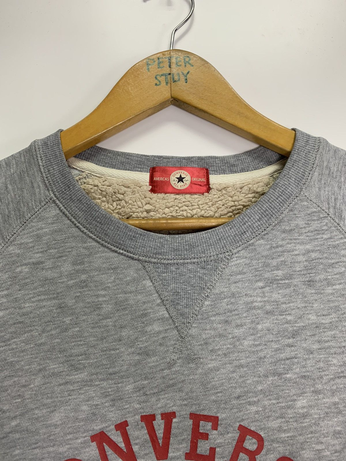 Converse × Vintage Vintage Converse Big Logo Sweater Size US L / EU 52-54 / 3 - 4 Thumbnail