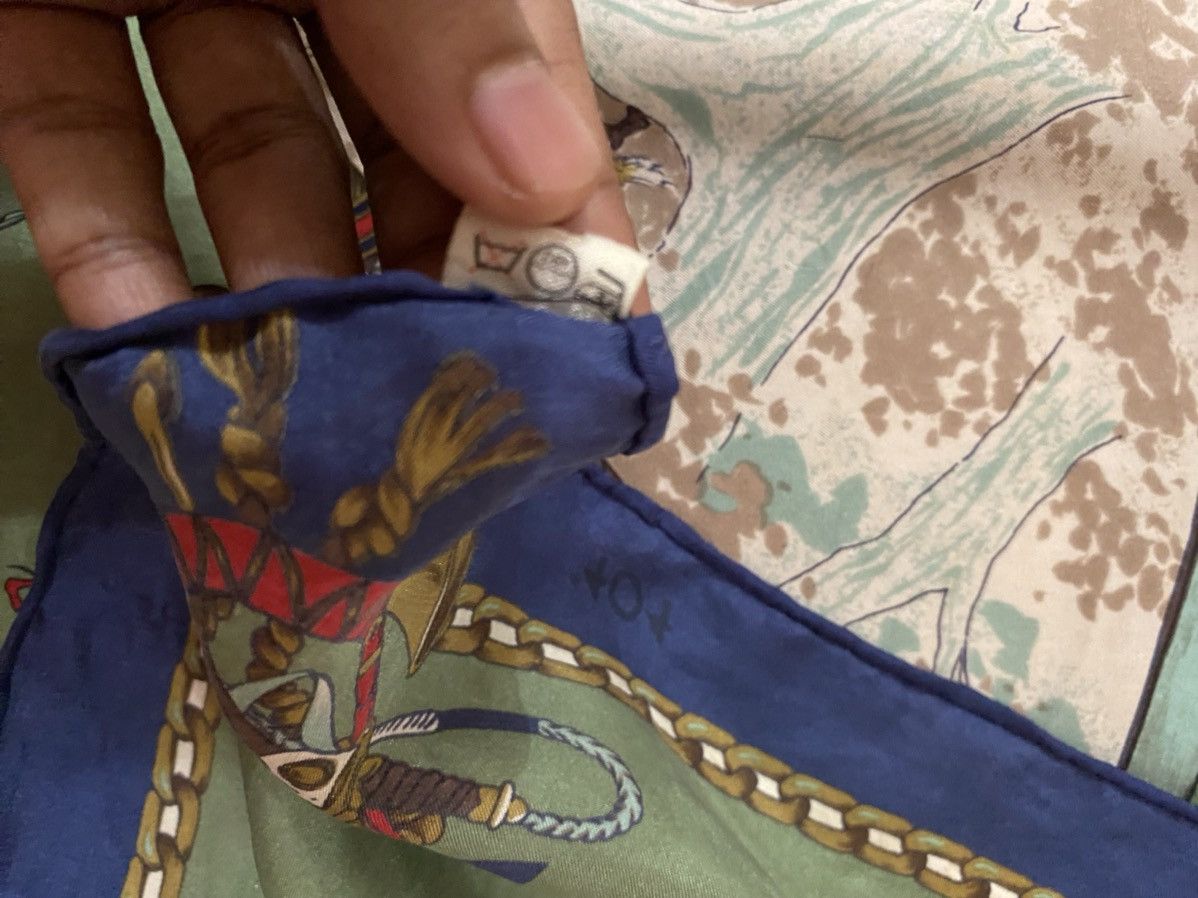Vintage Vintage RareDesign Scarf/Scarves/Pocket Square/Handkerchief Size ONE SIZE - 9 Thumbnail
