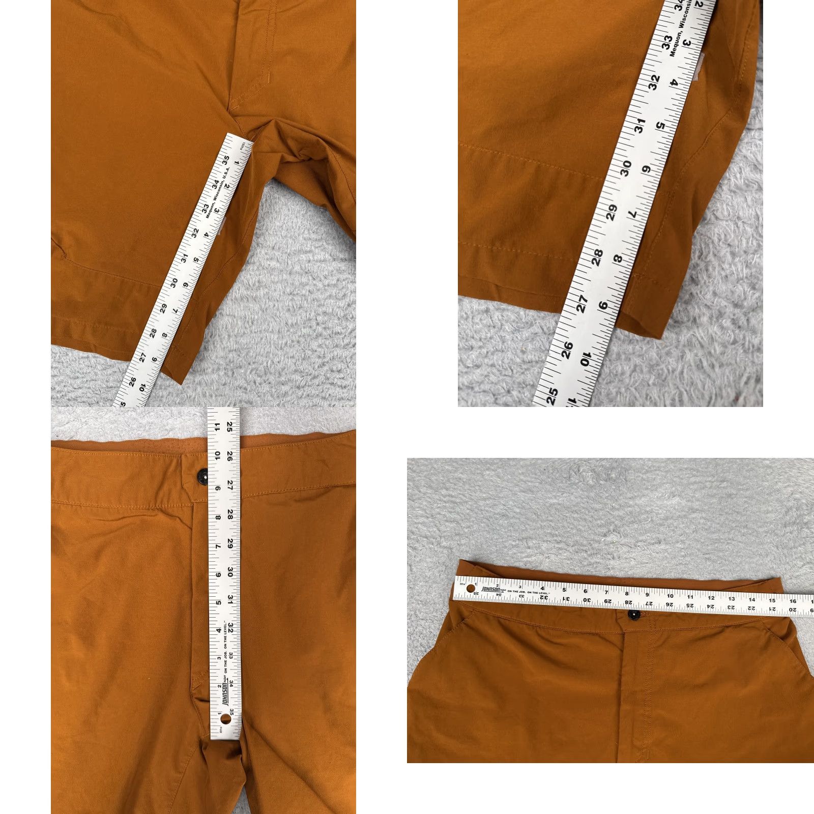 The North Face The North Face Shorts Mens 32 Orange Nylon Spandex Chino 7 Inseam Quick Dry Casual Size US 32 / EU 48 - 8 Thumbnail