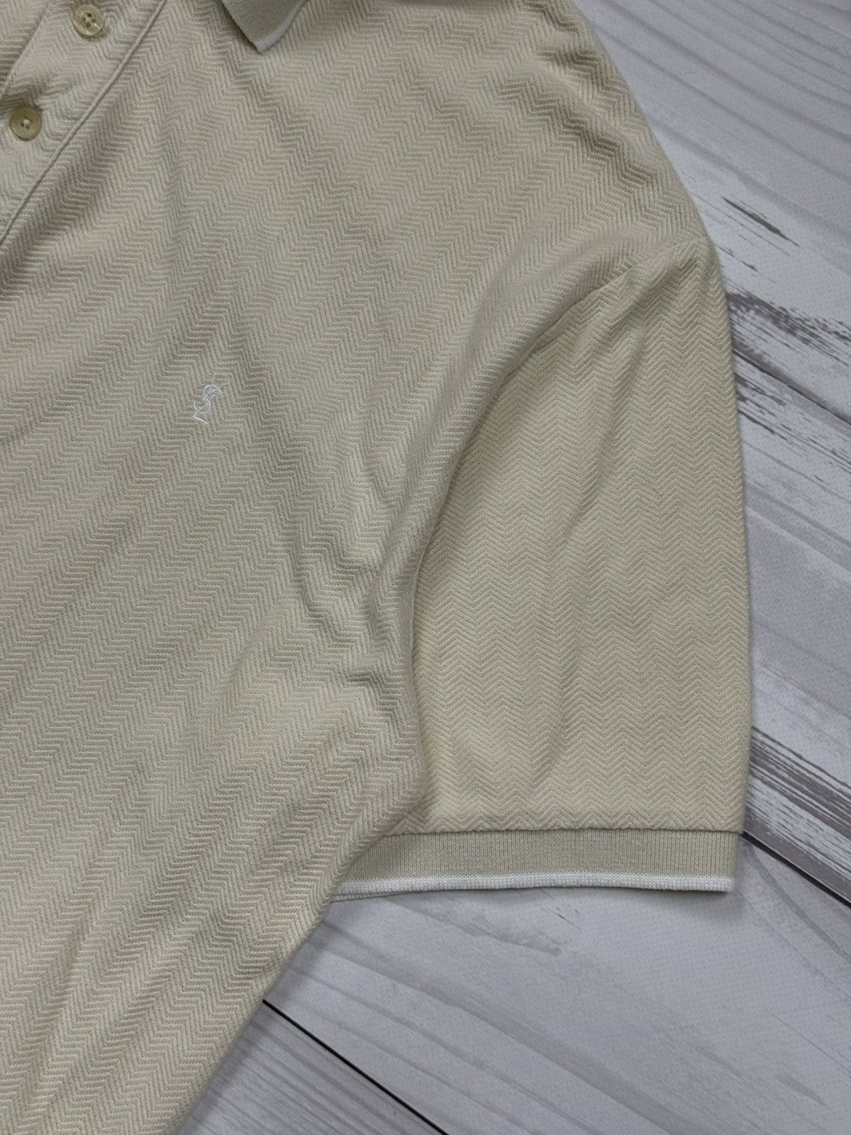 Yves Saint Laurent YSL Yves Saint Laurent Pour Homme Short Sleeve Polo Shirt Size US L / EU 52-54 / 3 - 3 Thumbnail