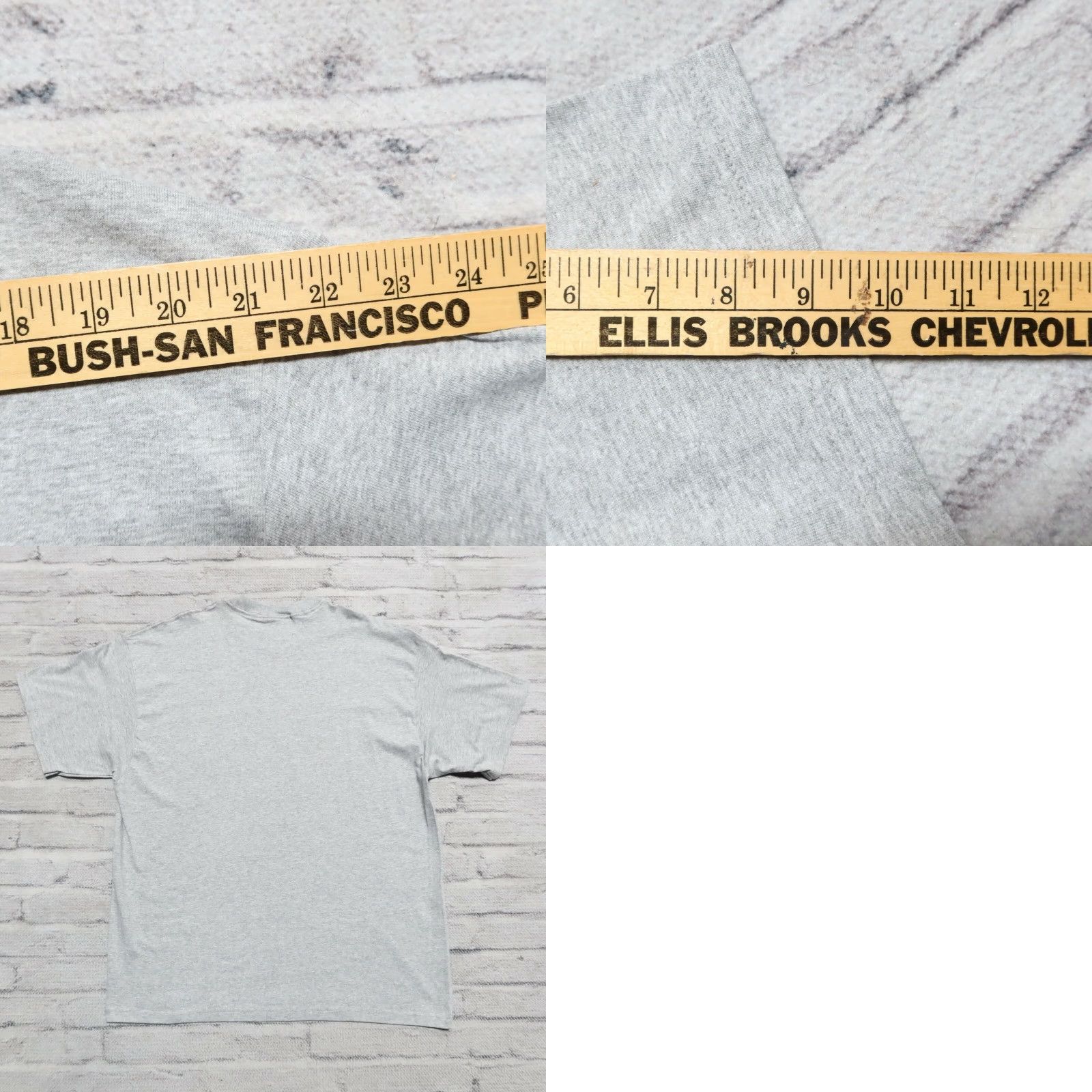 Vintage Vintage Stussy Shirt XL Heather Grey Deadstock No.4 Logo Shirt Mens XS? Size US XL / EU 56 / 4 - 8 Thumbnail