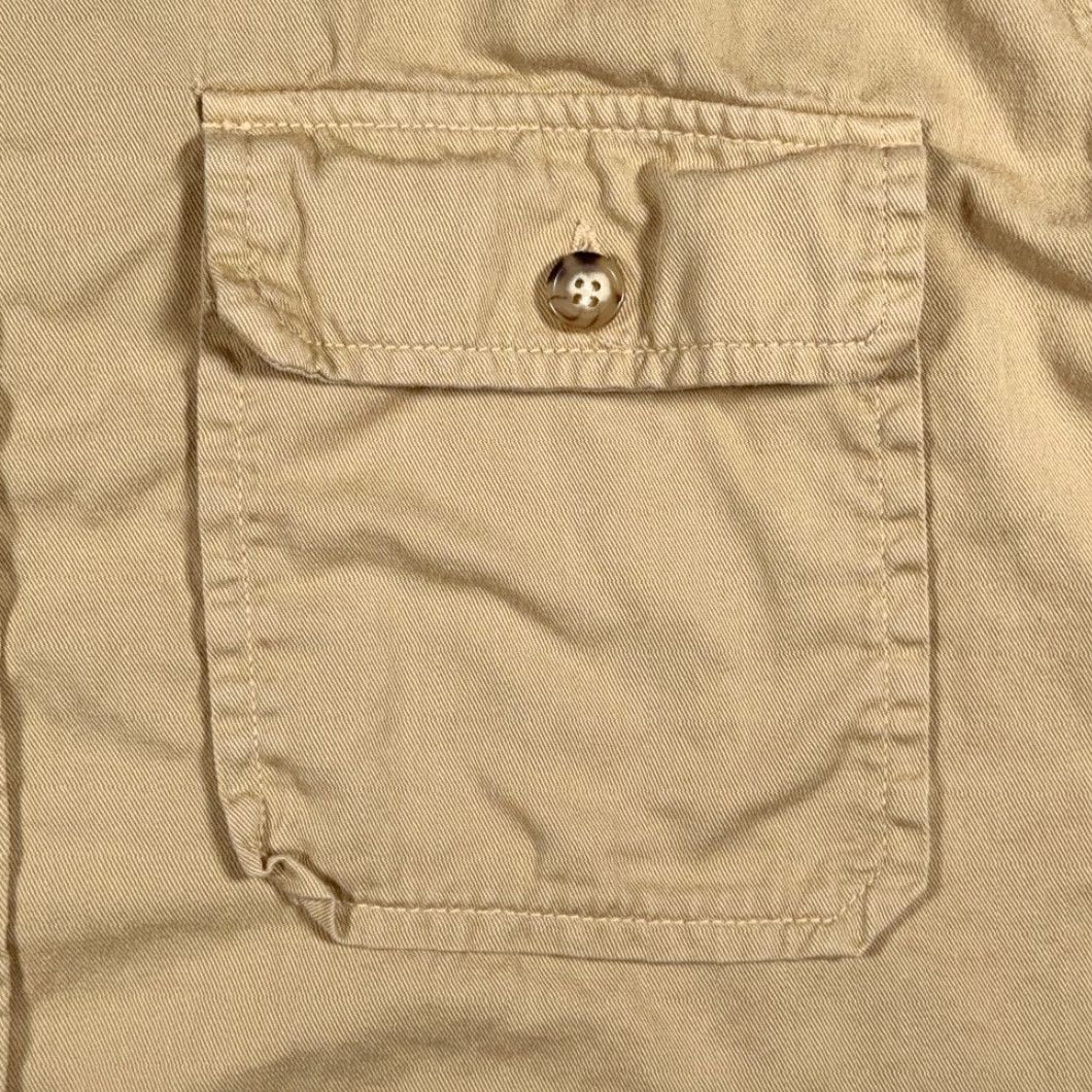 Vintage VINTAGE Green Box Safari Shirt Adult LARGE Brown Military Field Utility Outdoor USA 80s Size US L / EU 52-54 / 3 - 3 Thumbnail