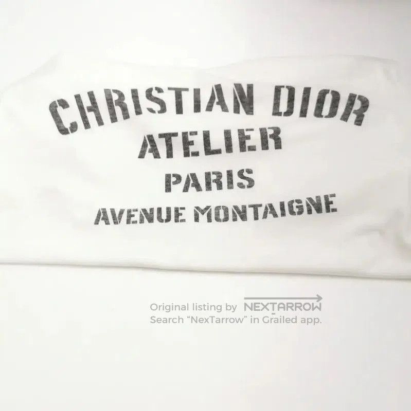 Dior Dior White Cotton Logo T-Shirt for Men . Size US M / EU 48-50 / 2 - 3 Thumbnail