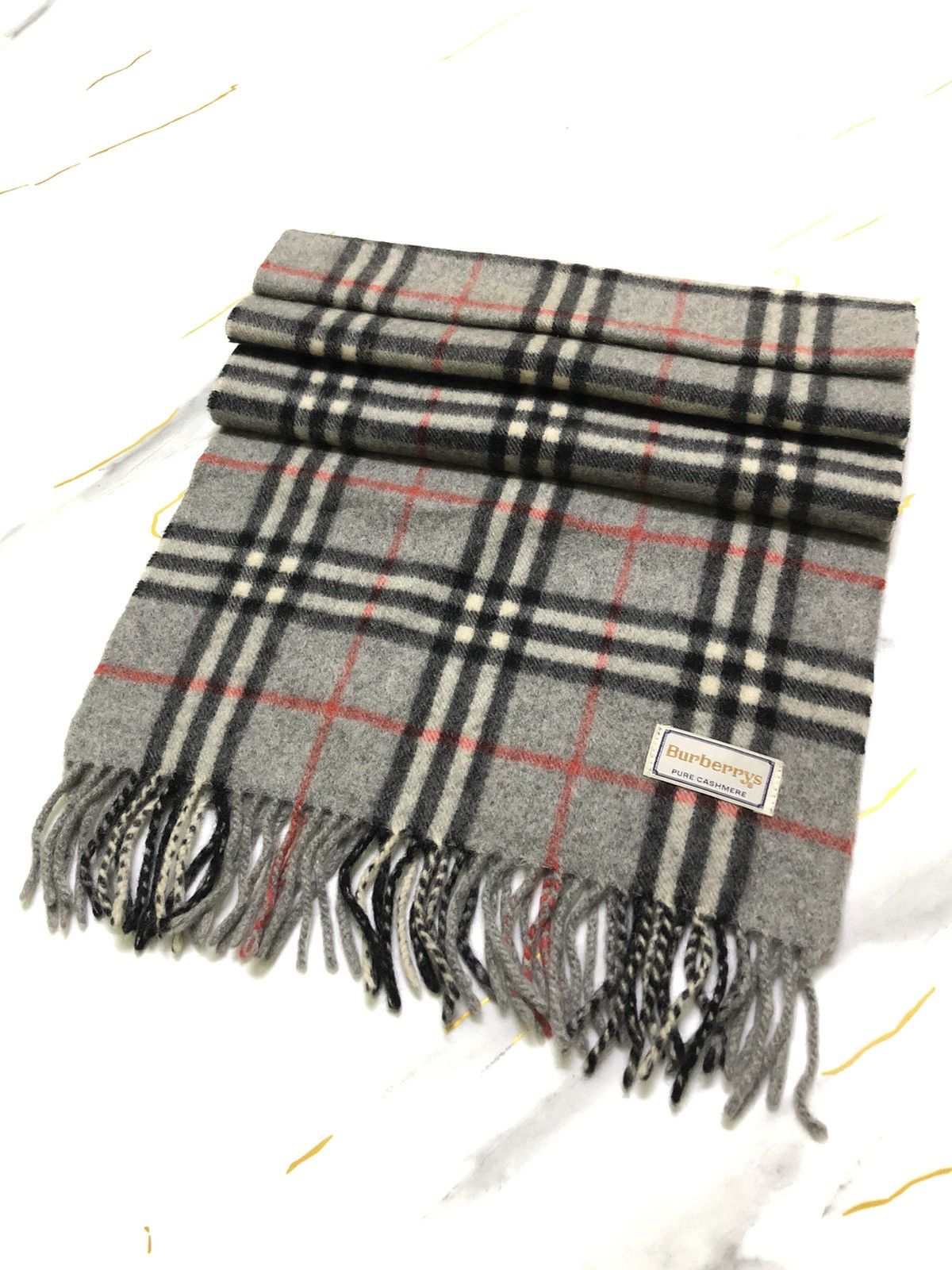 Burberry Vintage Burberry Muffler Scarf -(SC0049) Size ONE SIZE - 2 Thumbnail