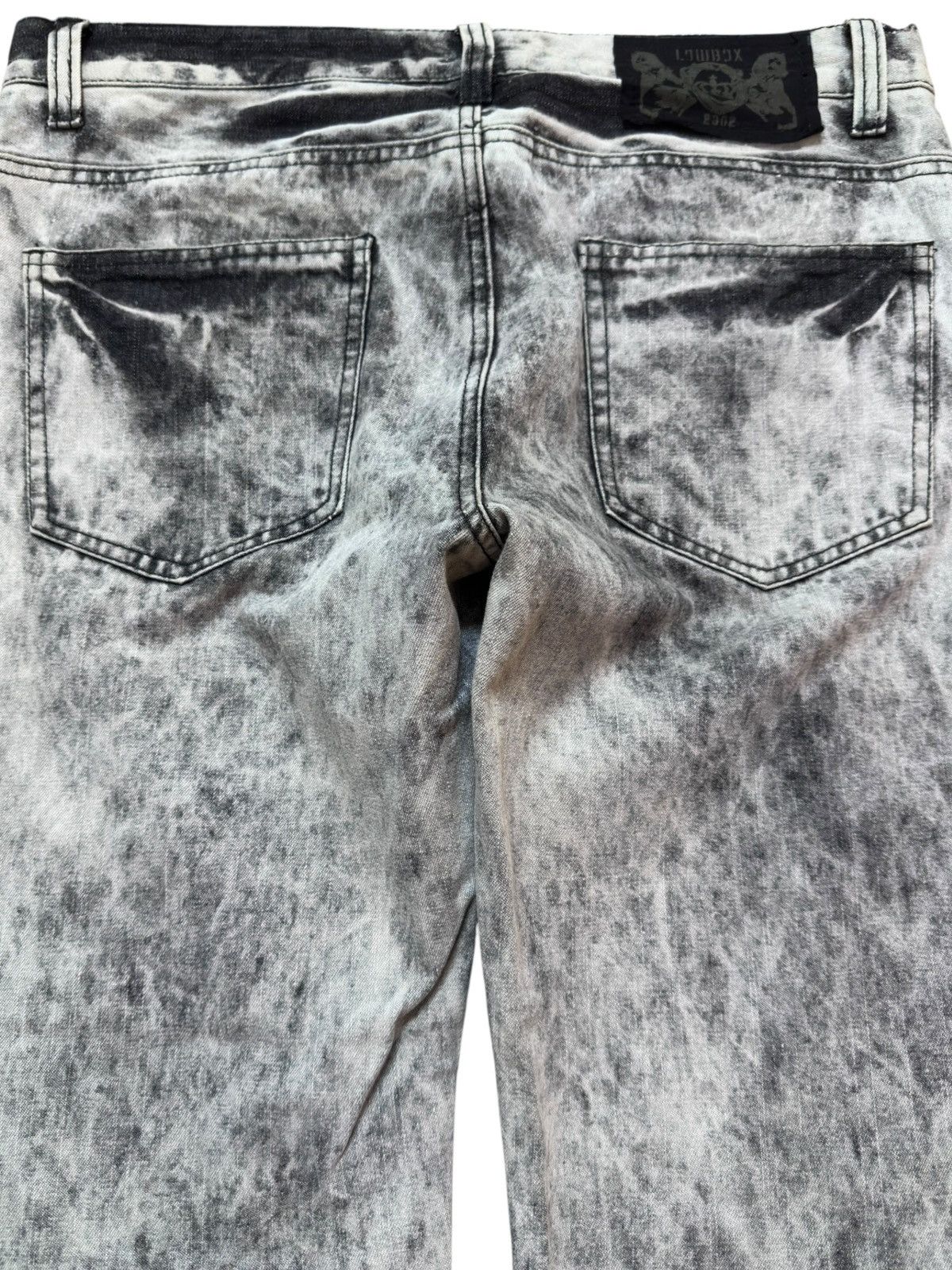 LOWBOX Vintage Lowbox Burnt Ashes Baggy Wide Leg Denim Size US 34 / EU 50 - 6 Thumbnail