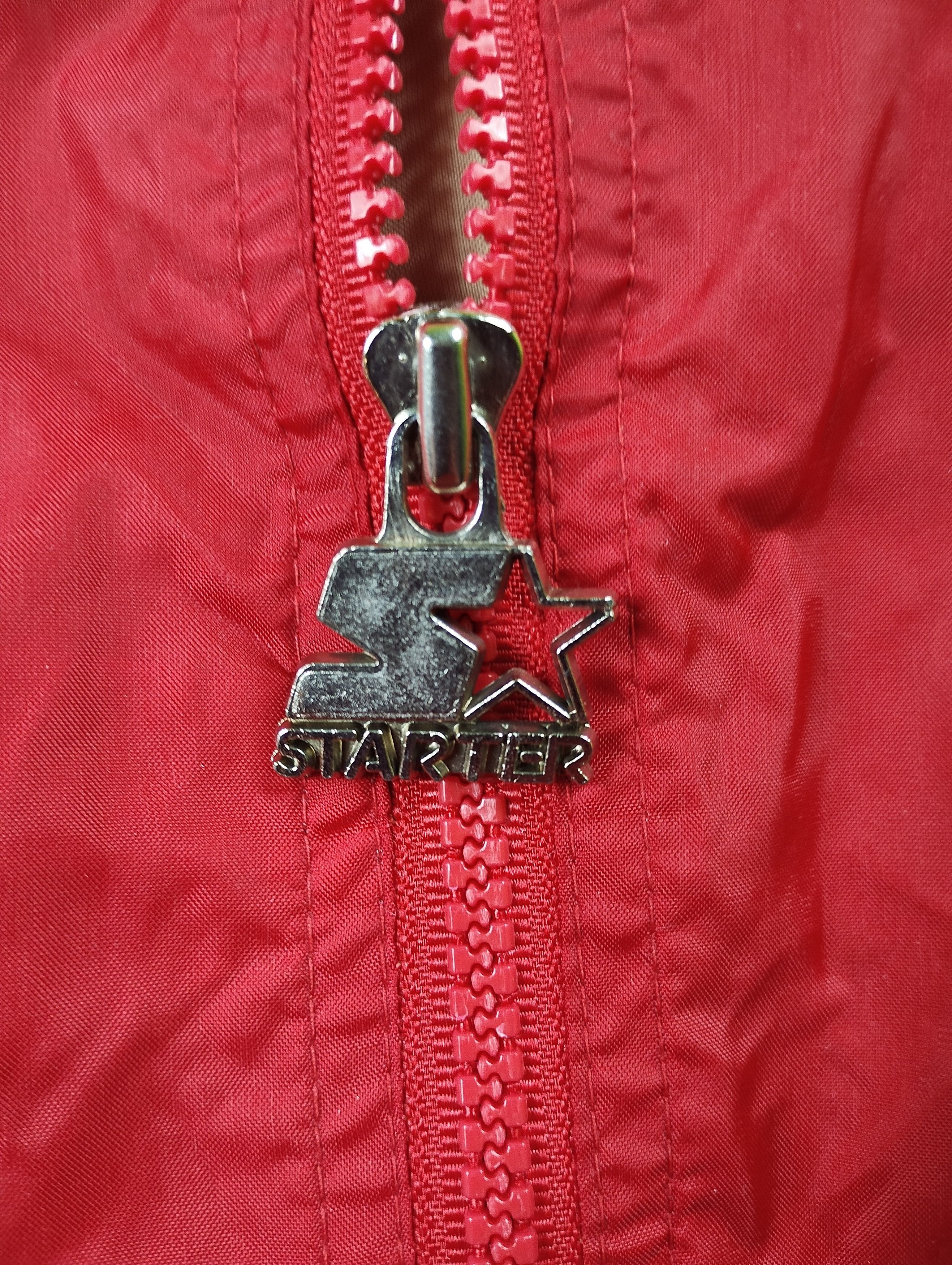 NFL × Starter Light jacket Starter NFL Red gold vintage 90s Size US M / EU 48-50 / 2 - 10 Thumbnail