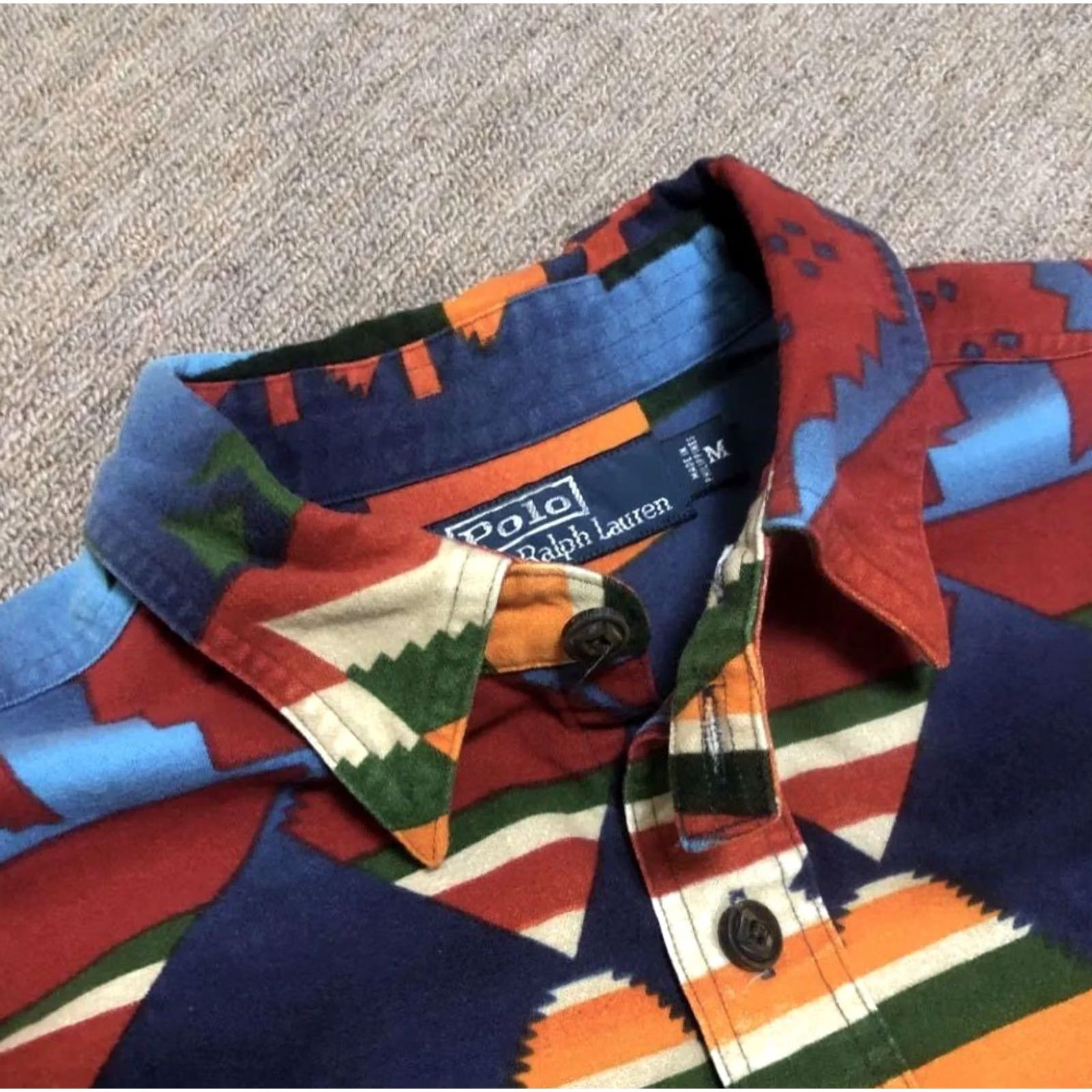 Polo Ralph Lauren Polo Ralph Lauren Shirt Mens M Native Pattern multicolor Western Size used Size US M / EU 48-50 / 2 - 2 Thumbnail