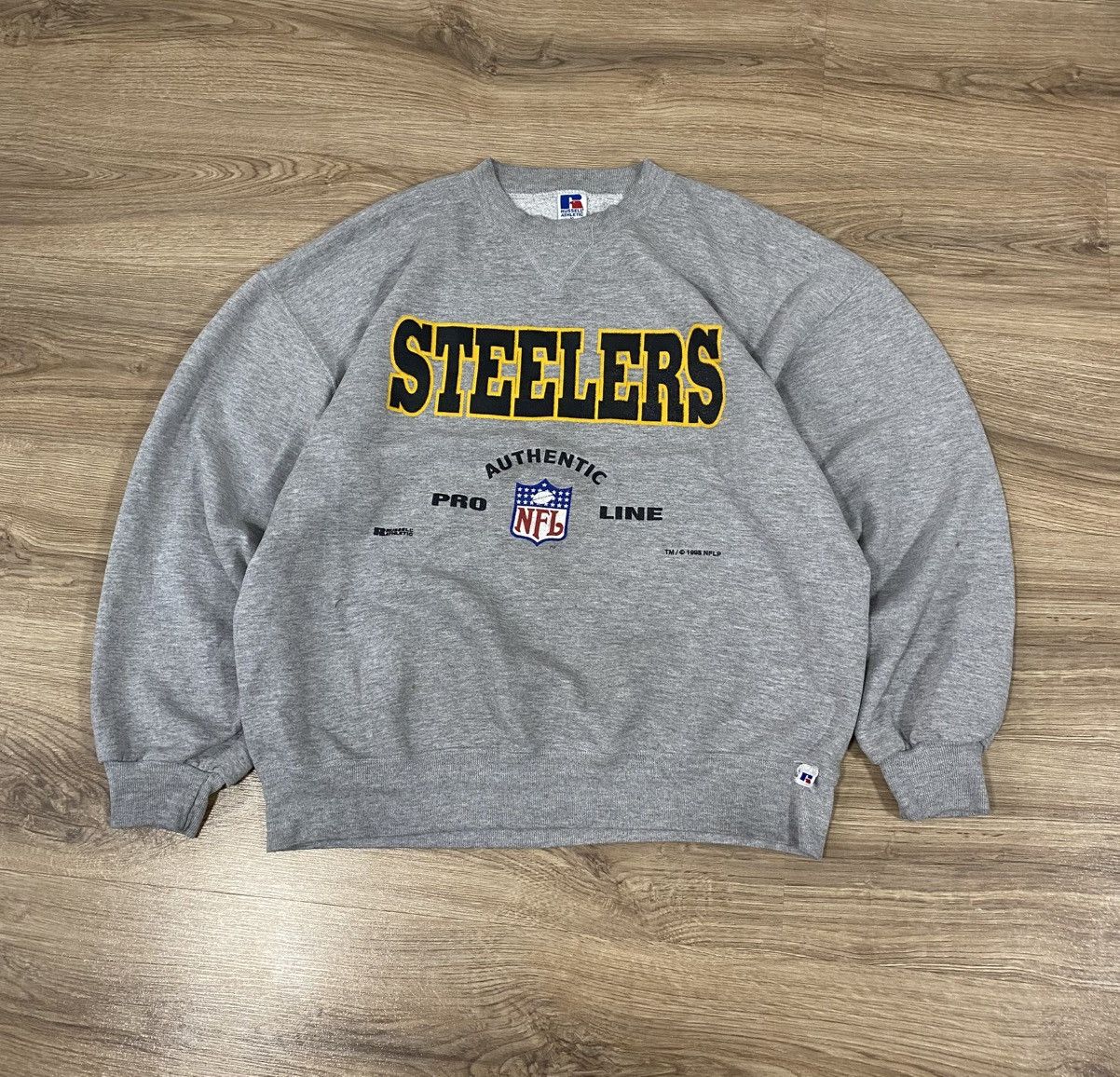 NFL 90’s Pittsburg Steelers Vintage Russel Athletics Sweatshirt Size US XL / EU 56 / 4 - 1 Thumbnail