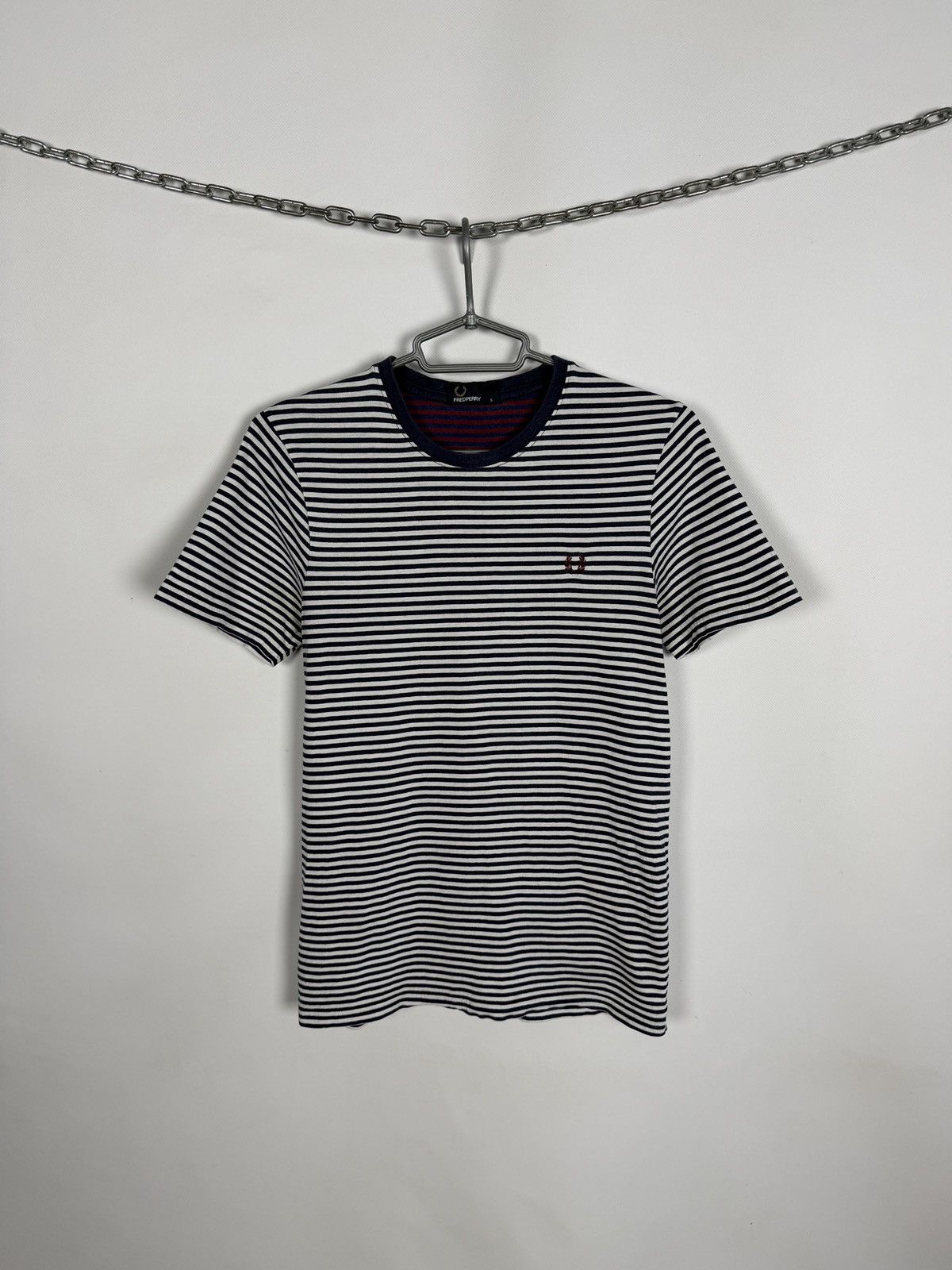 Fred Perry Fred Perry Striped Short Sleeve T-Shirt Streetwear Size S Size US S / EU 44-46 / 1 - 1 Thumbnail