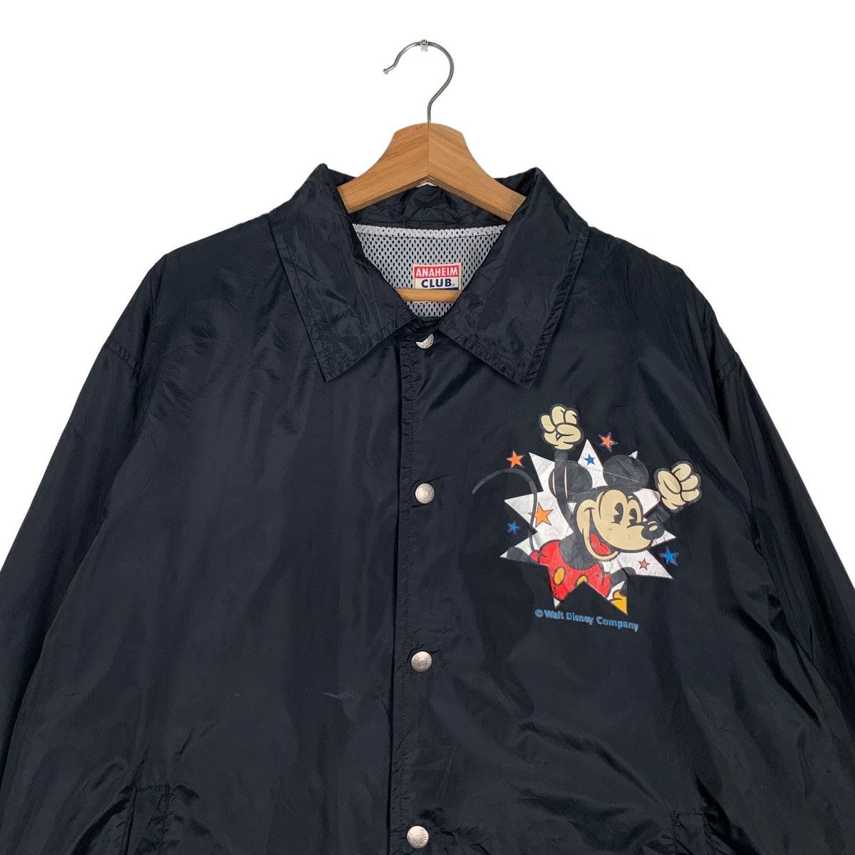 Disney MICKEY MOUSE Graphic Big Logo Coach Jacket #0200-C10 Size US M / EU 48-50 / 2 - 5 Thumbnail